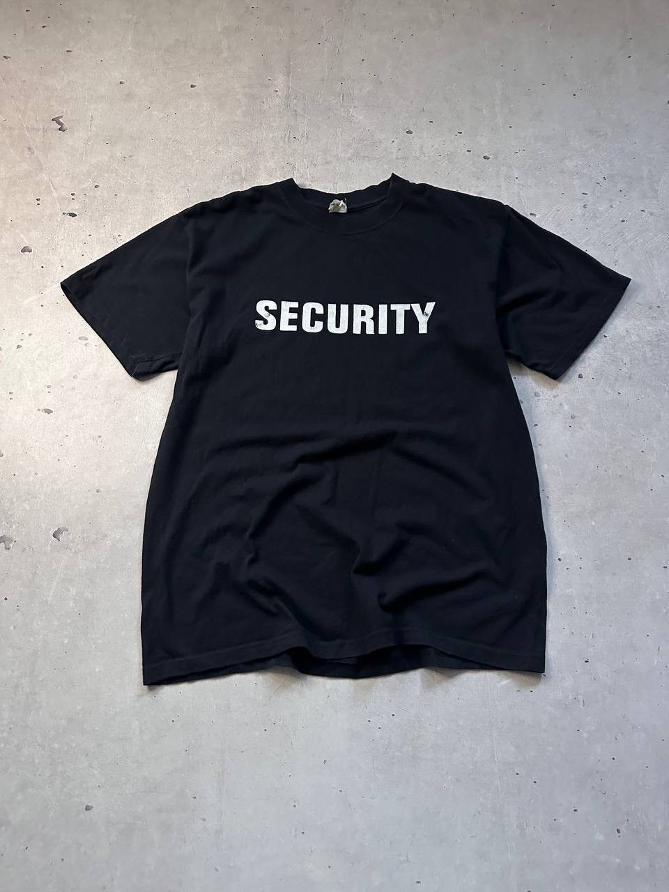 Band Tees × Vintage Anvil SECURITY Vintage Rare Tee 2/LOGO Y2K SK8 Avant Garde Size US L / EU 52-54 / 3 - 1 Thumbnail