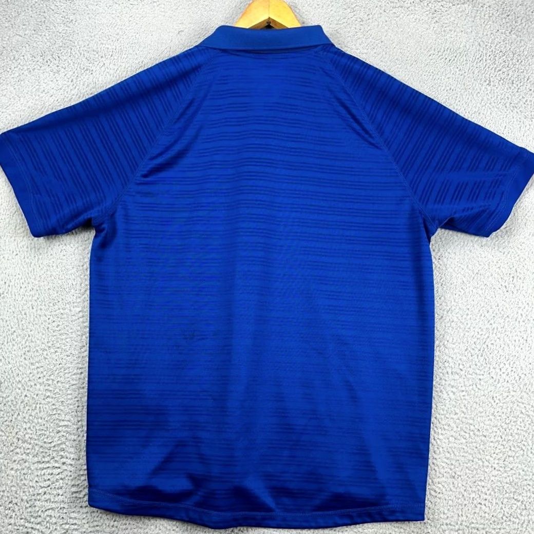 Adidas Adidas Golf Polo Shirt Mens XL Climalite Blue Stripe Athletic Short Sleeve Rugby Size US XL / EU 56 / 4 - 3 Thumbnail