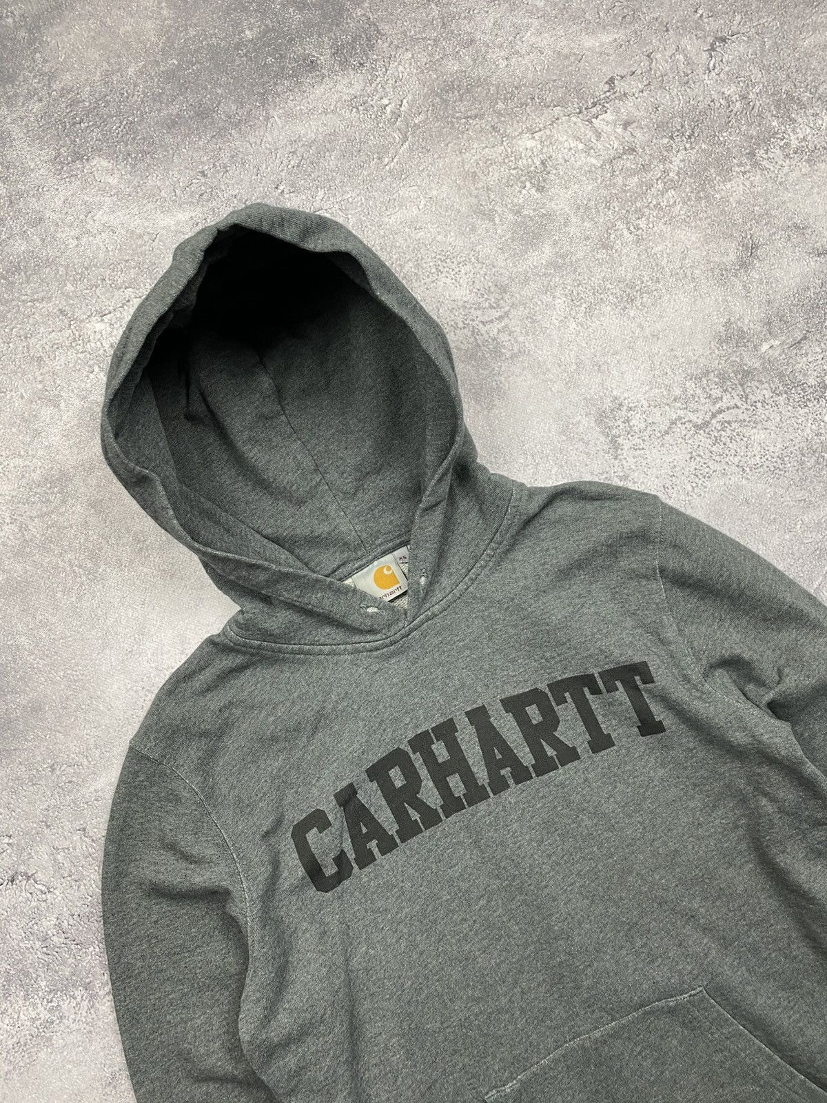 Carhartt Y2K Vintage Carhartt Hoodie Spellout Logo Rare Sweatshirt Size US XS / EU 42 / 0 - 6 Thumbnail