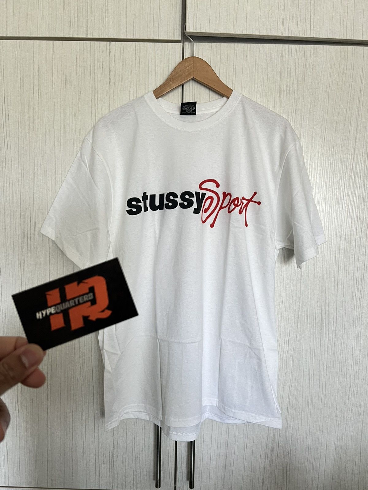 Stussy Stussy Sport Script Tee “White” Size US L / EU 52-54 / 3 - 3 Thumbnail