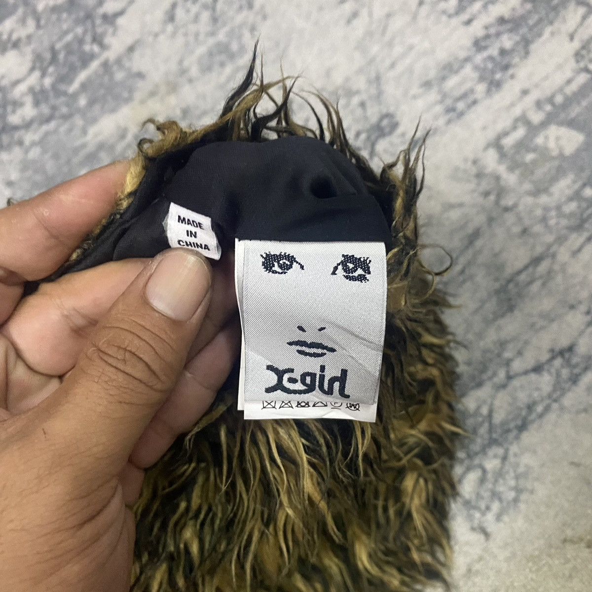 Japanese Brand × Vintage Vintage Xgirl Japan Fluffy Sexy Mini Skirt Size 26" / US 2 / IT 38 - 4 Thumbnail