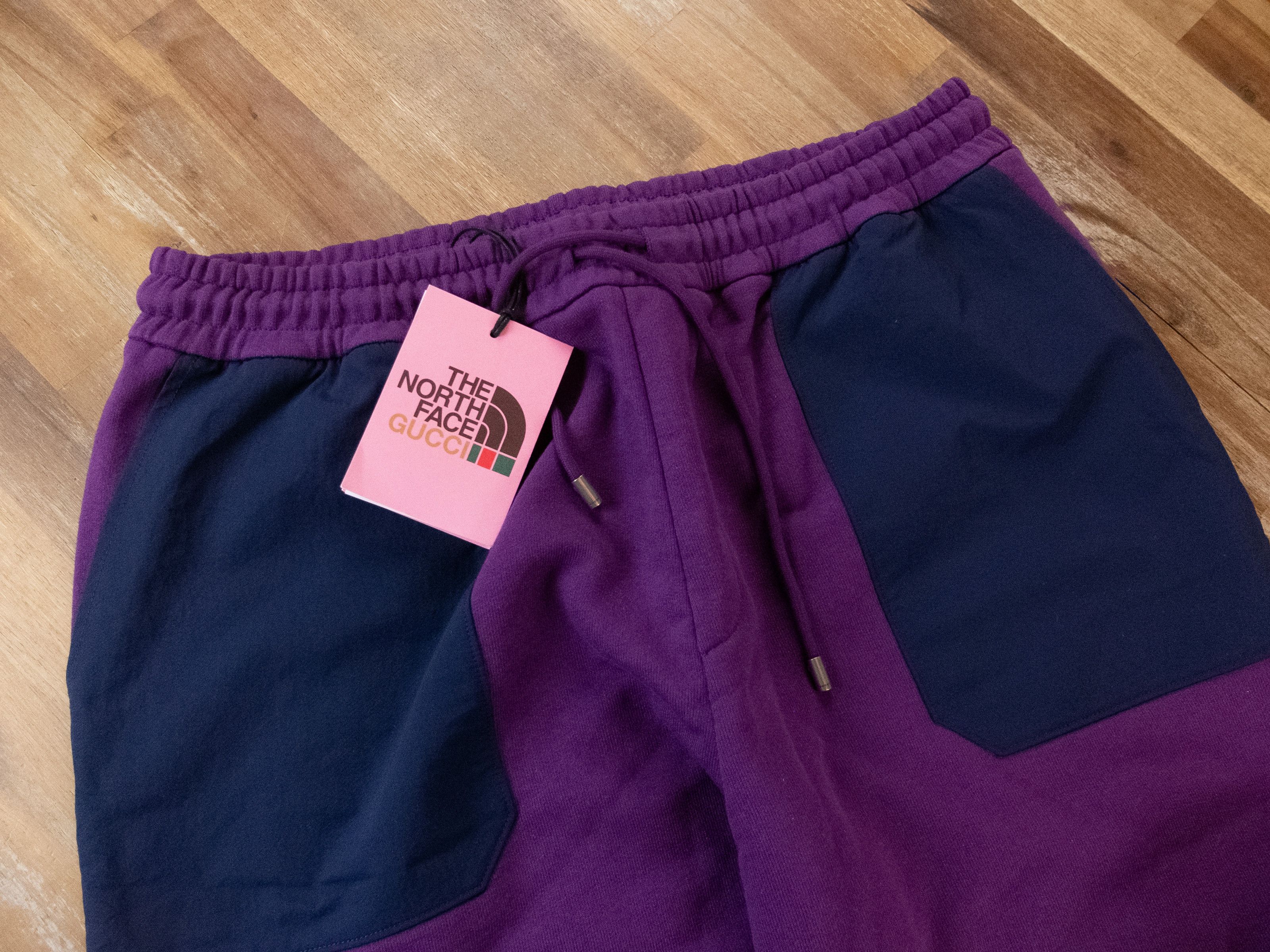 Gucci × The North Face GUCCI x NORTH FACE purple logo print sweatpants jogger Large Size US 34 / EU 50 - 5 Thumbnail