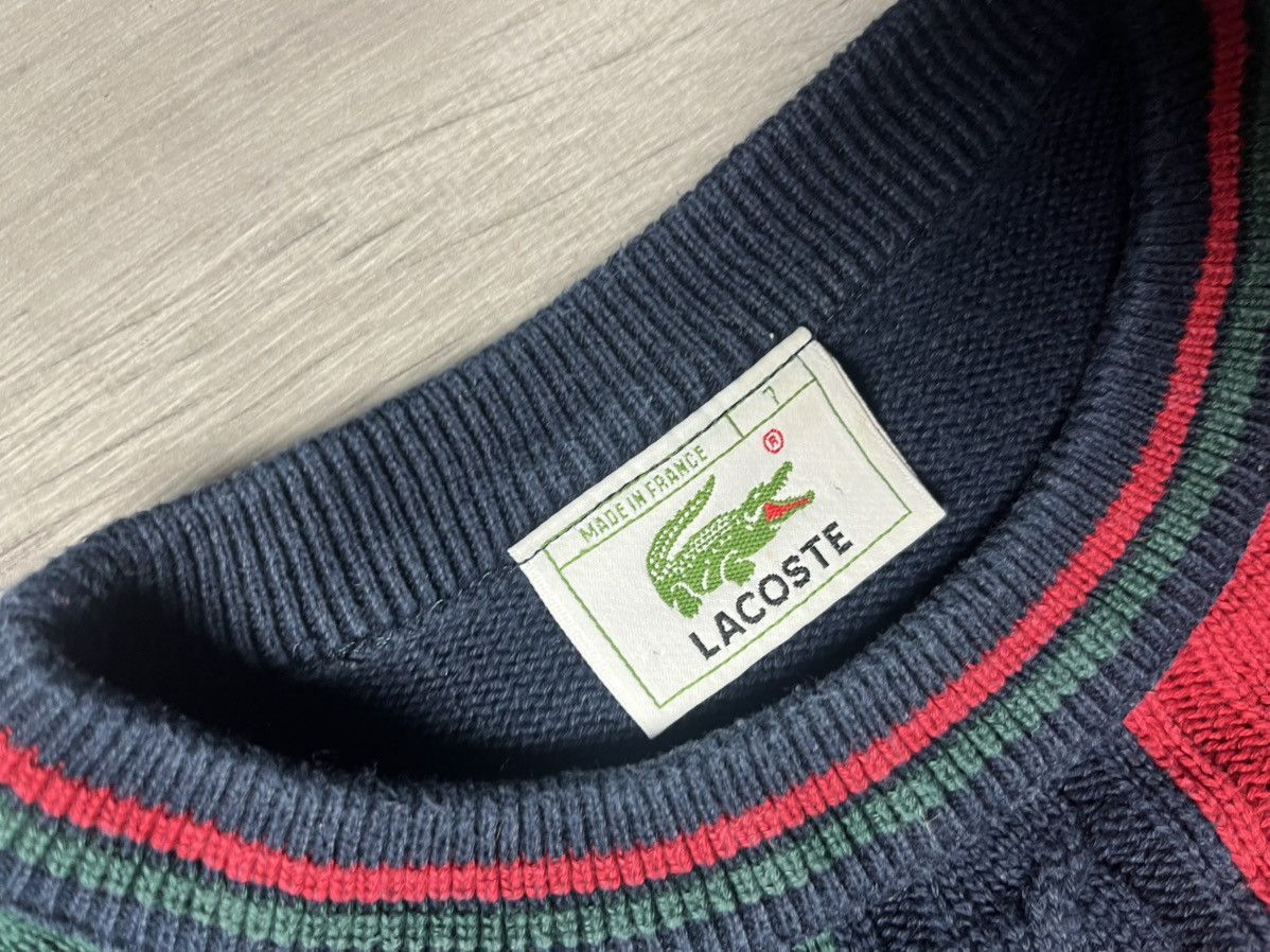 Lacoste Lacoste Knited sweatshirt double color size XLarge Size US XL / EU 56 / 4 - 4 Thumbnail