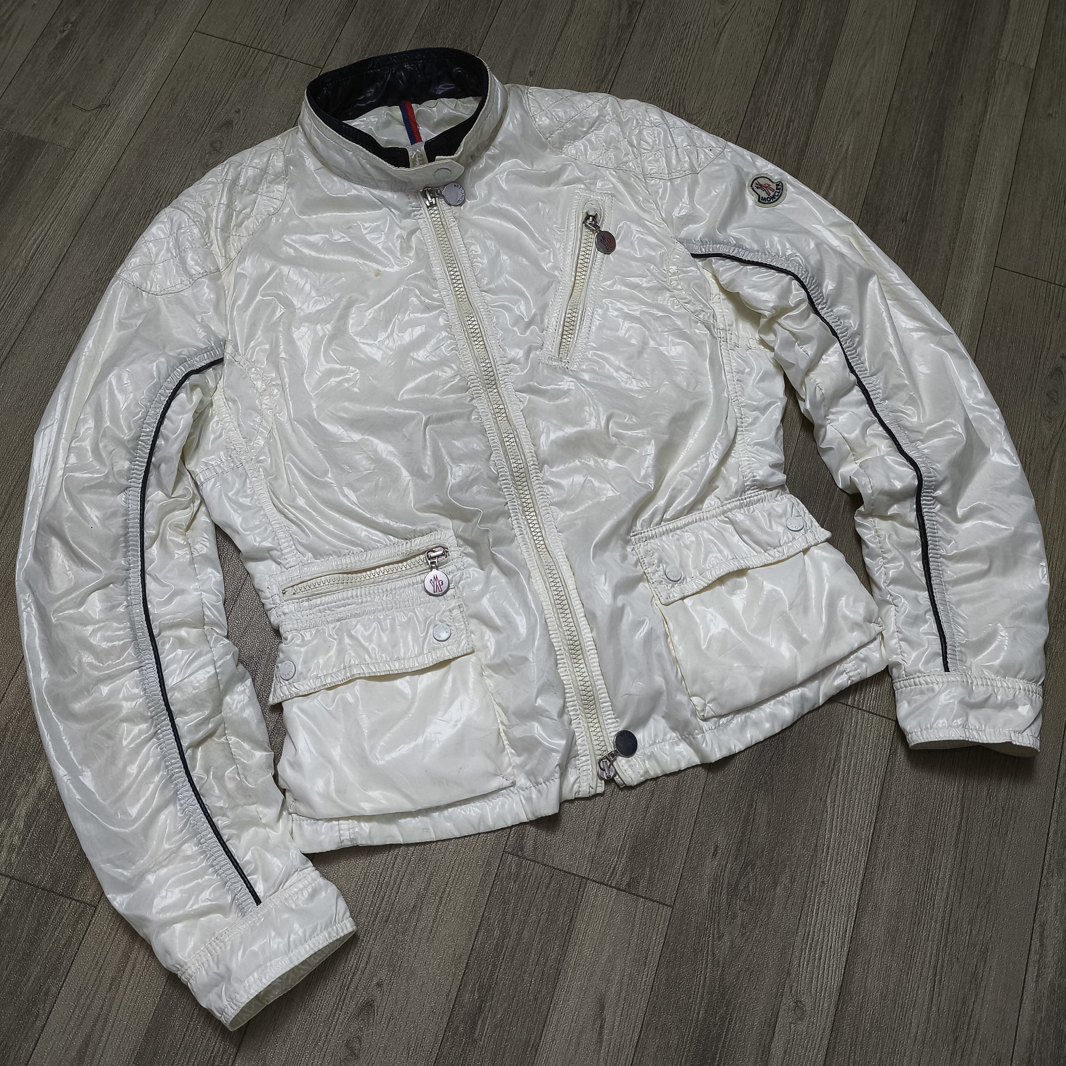 Moncler Vintage Moncler Multi pocket Bikers Jacket Size M / US 6-8 / IT 42-44 - 8 Thumbnail