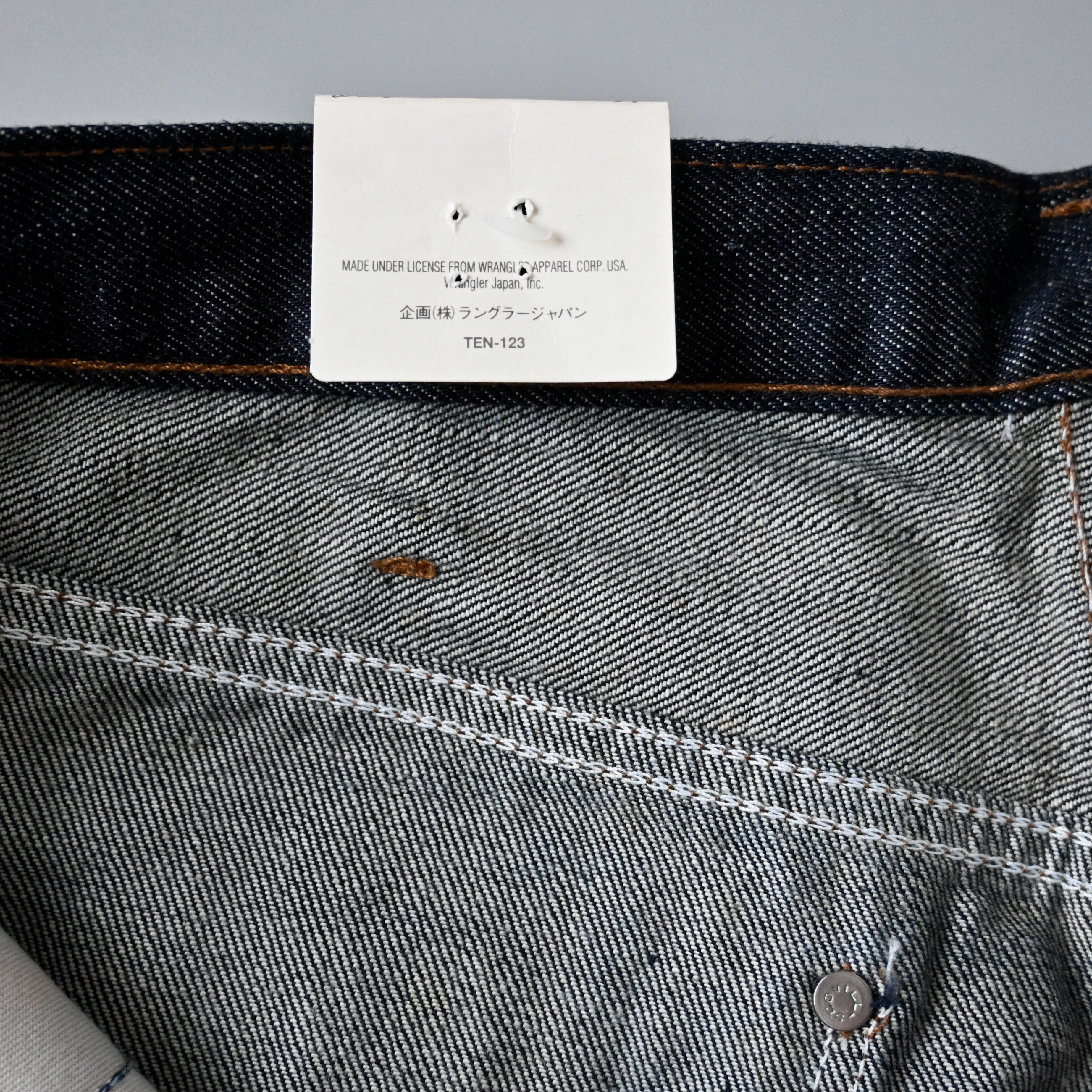 Japanese Brand DEADSTOCK 1990s Wrangler 11MWZ denim jeans made in Japan Size US 34 / EU 50 - 14 Thumbnail