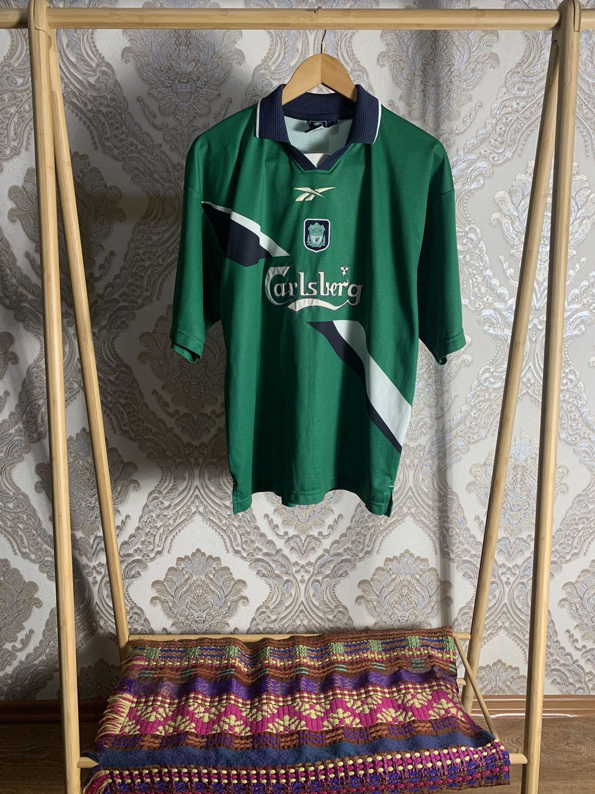 美品◉Y2K vintage 02-04 リヴァプール ユニホームReebok Vintage Liverpool 2002-2004 Home Football Shirt Mens Size XL Y2K