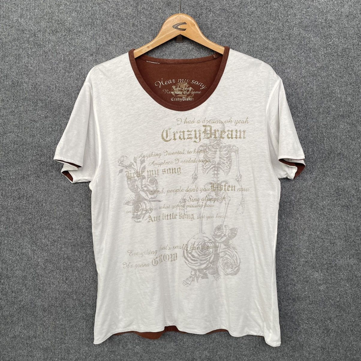 If Six Was Nine × Japanese Brand Crazy Dream Seditionaries Poem Skulls Hysterics Reversible T Size US L / EU 52-54 / 3 - 1 Thumbnail