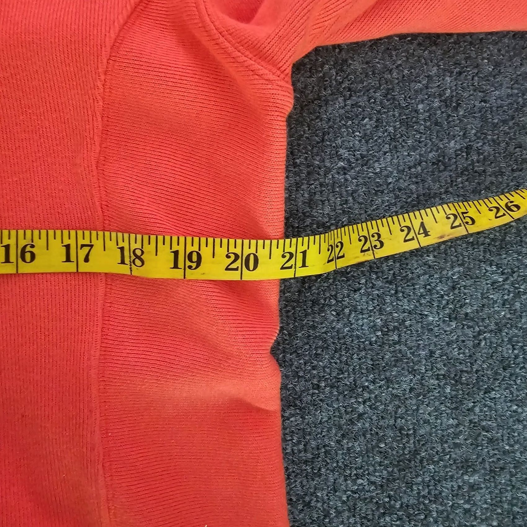 Vintage Fresh Produce Sweater Pullover Womens Medium Orange 1/4 Zip Long Sleeve Casual Size M / US 6-8 / IT 42-44 - 5 Thumbnail