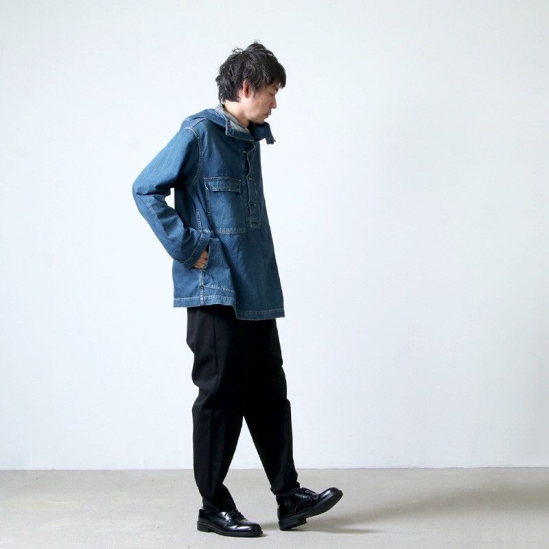 Engineered Garments (Ordinary Fits) Re:Ordinary Gunner Smock Denim Anorak Parka Size US M / EU 48-50 / 2 - 16 Thumbnail