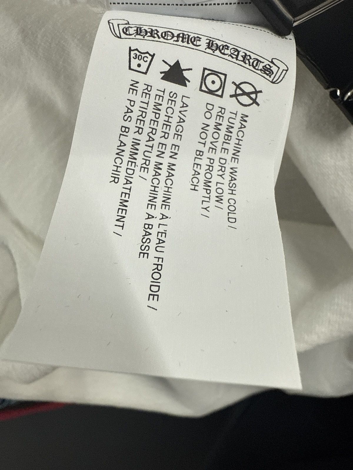 Chrome Hearts CHROME HEARTS Y NOT POCKET T SHIRT WHITE Size US L / EU 52-54 / 3 - 8 Thumbnail