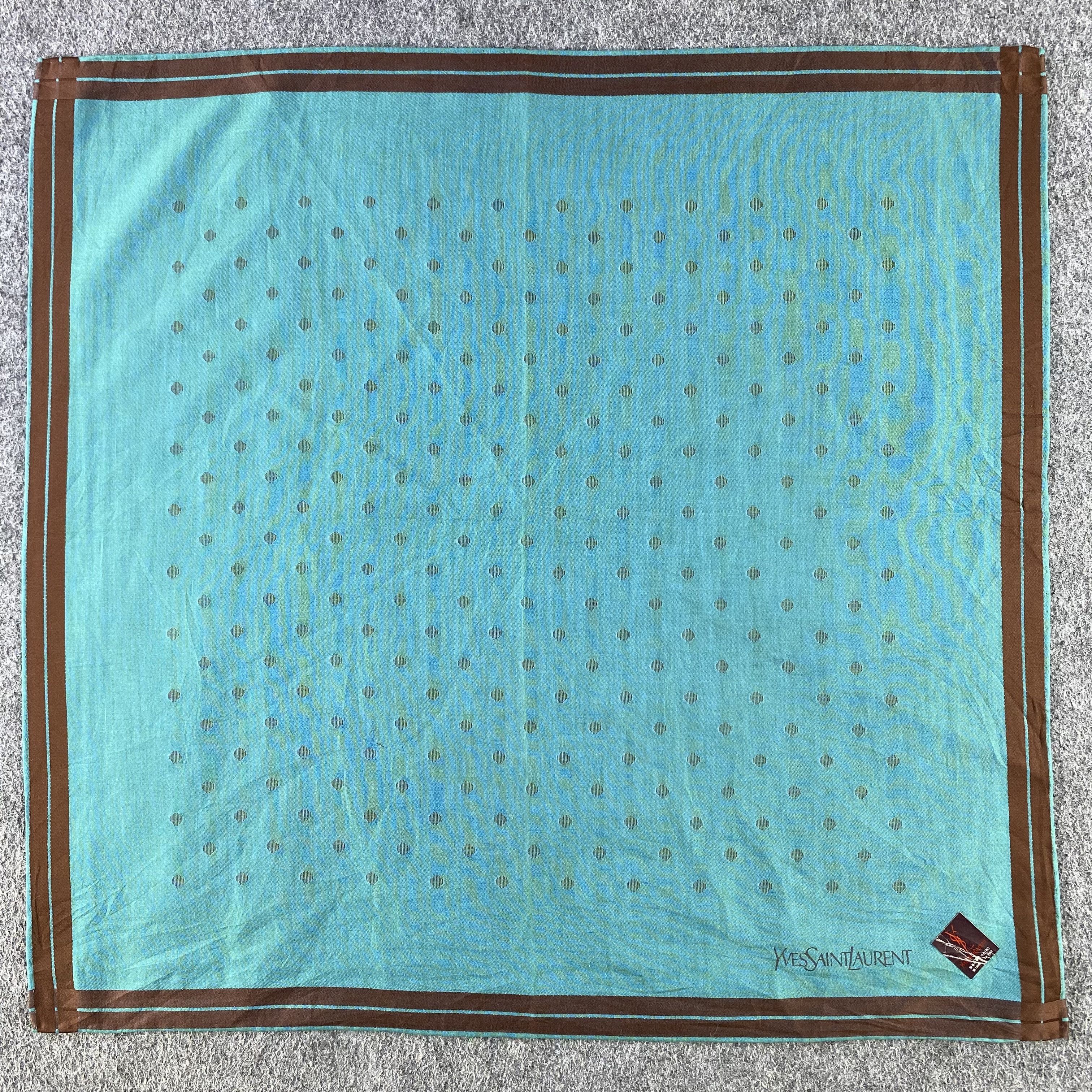 Vintage × Yves Saint Laurent Yves Saint Laurent Handkerchief/Neckerchief/Bandana HC709 Size ONE SIZE - 1 Thumbnail