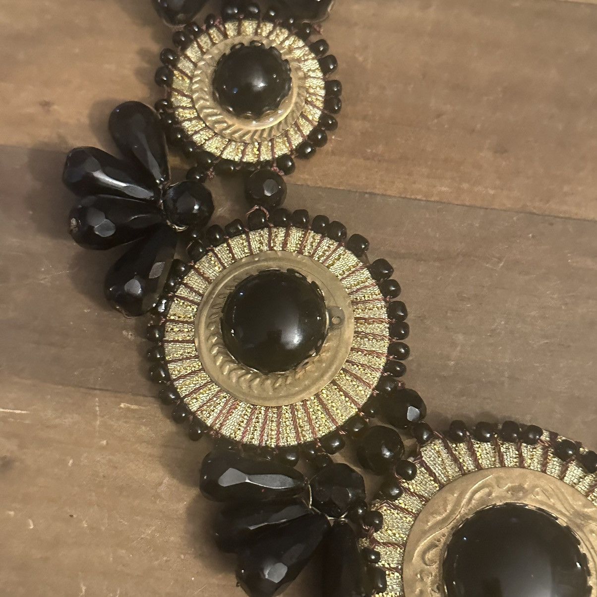 Other Chunky black and gold statement necklace Size ONE SIZE - 6 Thumbnail