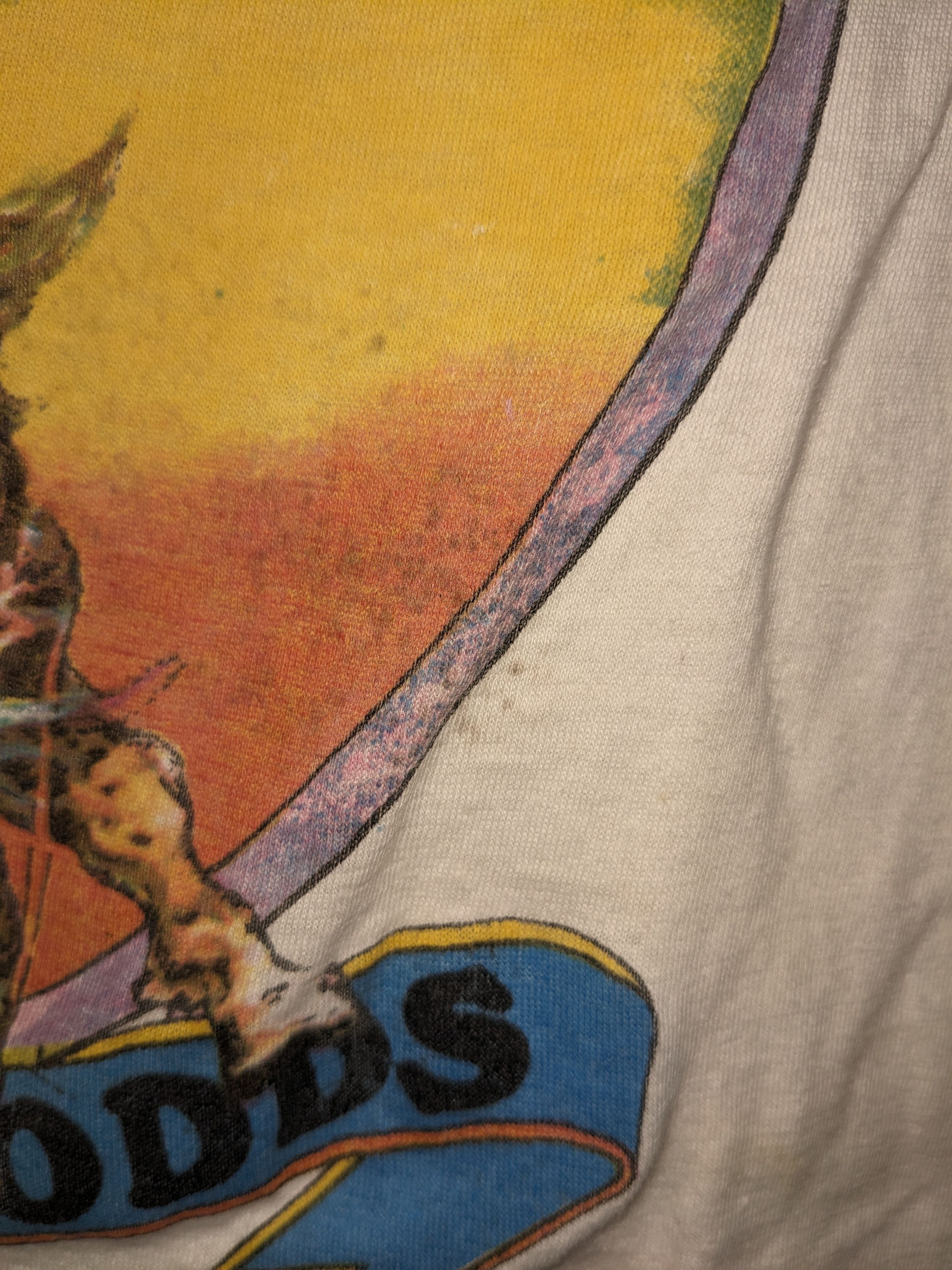 Band Tees × Vintage Vintage 1980 Molly Hatchet Beatin YOUTH Small T-Shirt Size US S / EU 44-46 / 1 - 7 Thumbnail