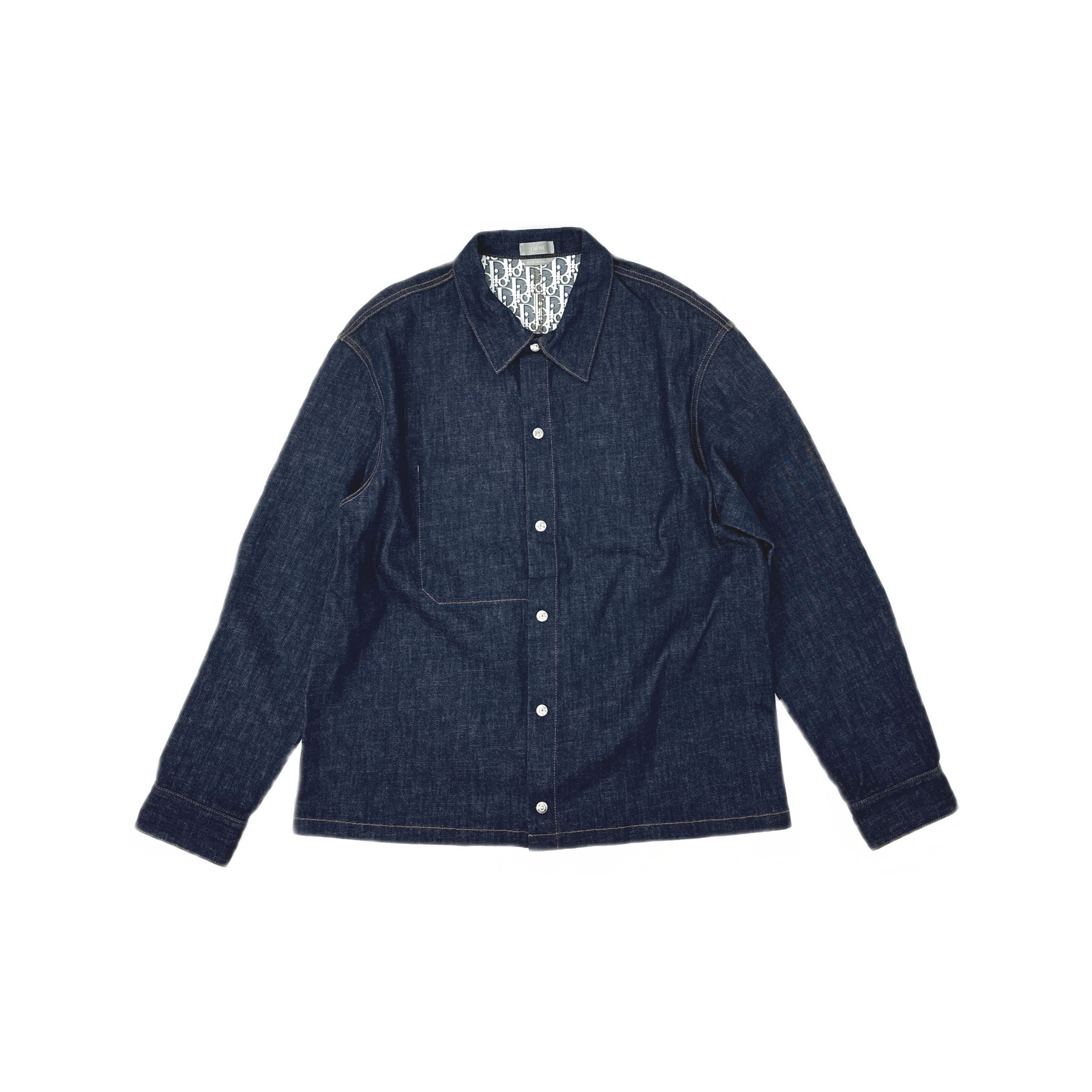 Dior Dior Oblique Denim Jacket Size L Size US L / EU 52-54 / 3 - 1 Thumbnail