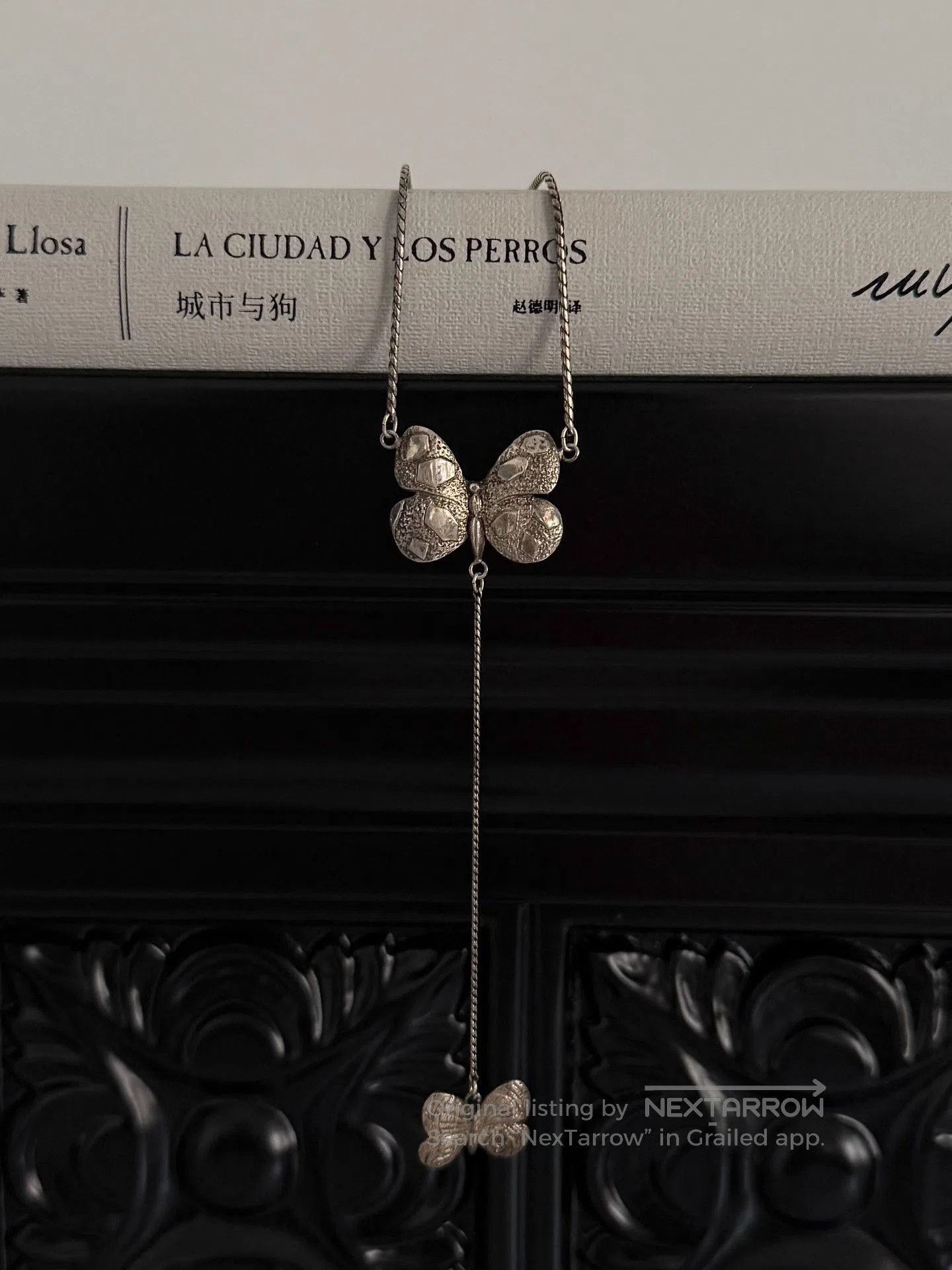 Jean Paul Gaultier Jean Paul Gaultier Double Butterfly Necklace. Size ONE SIZE - 1 Thumbnail