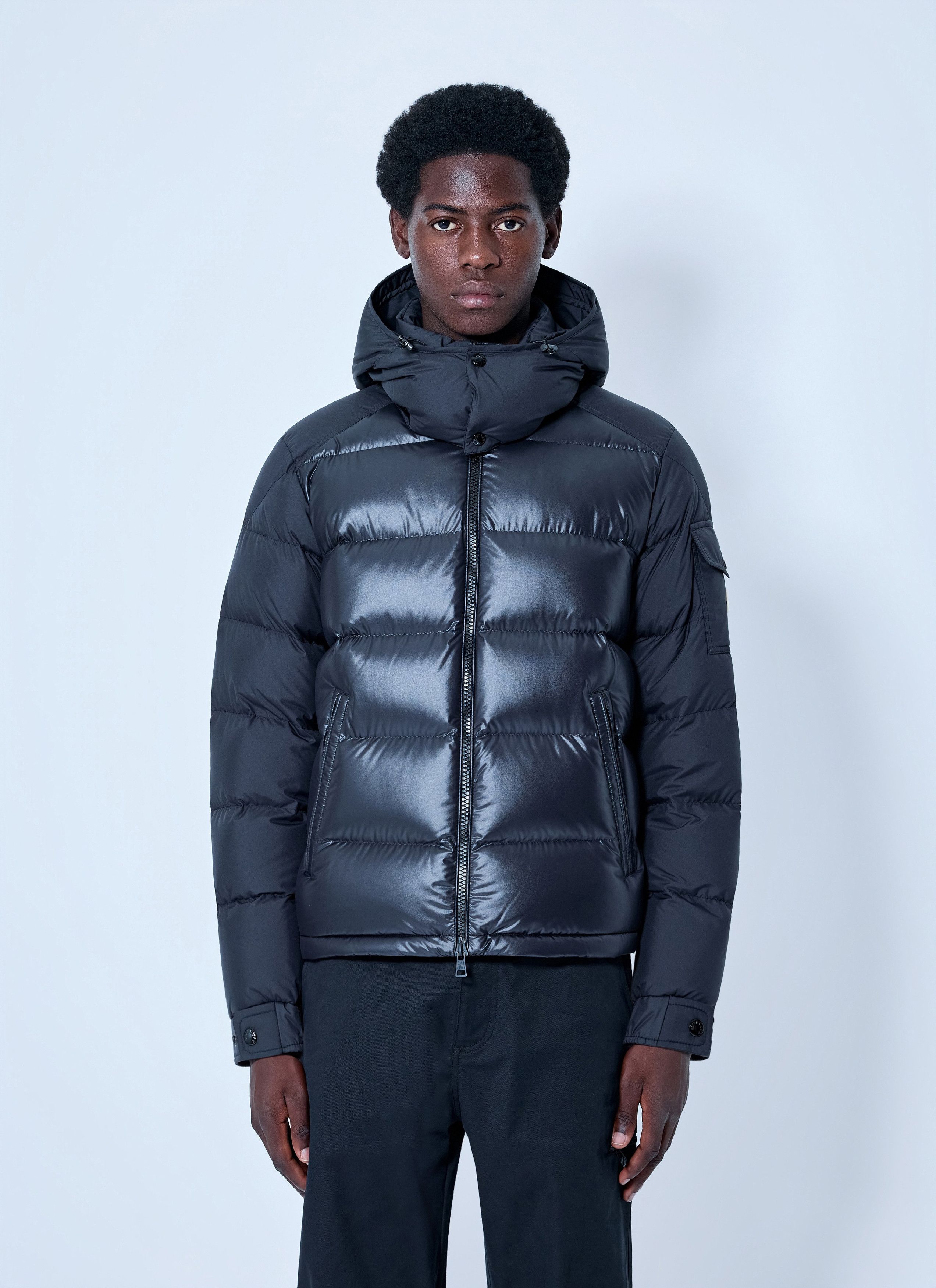 Moncler × Rick Owens MONCLER + RICK OWENS ALICE HOODED SHORT DOWN