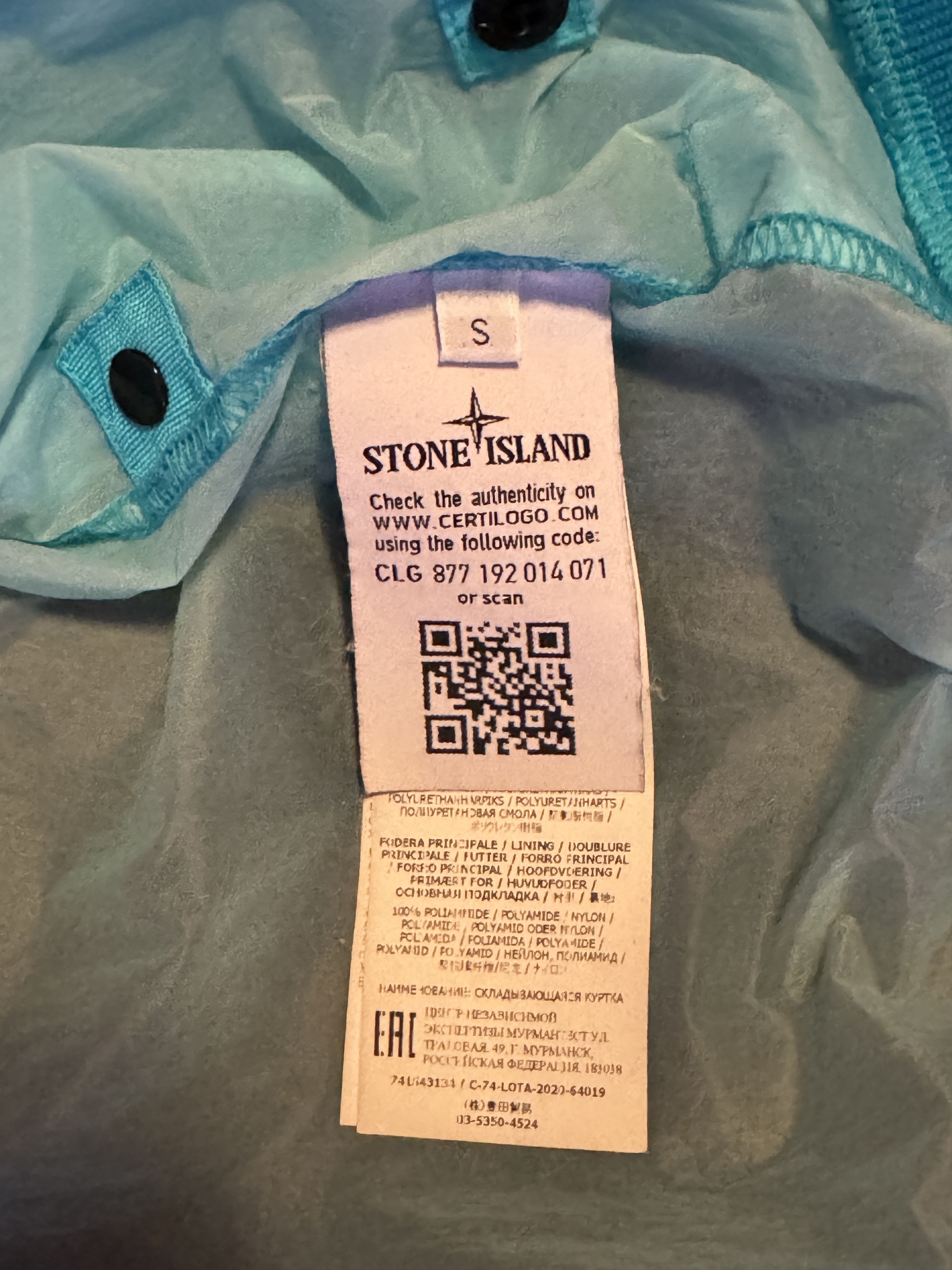 Stone Island Lucido packable jacket Size US S / EU 44-46 / 1 - 5 Thumbnail