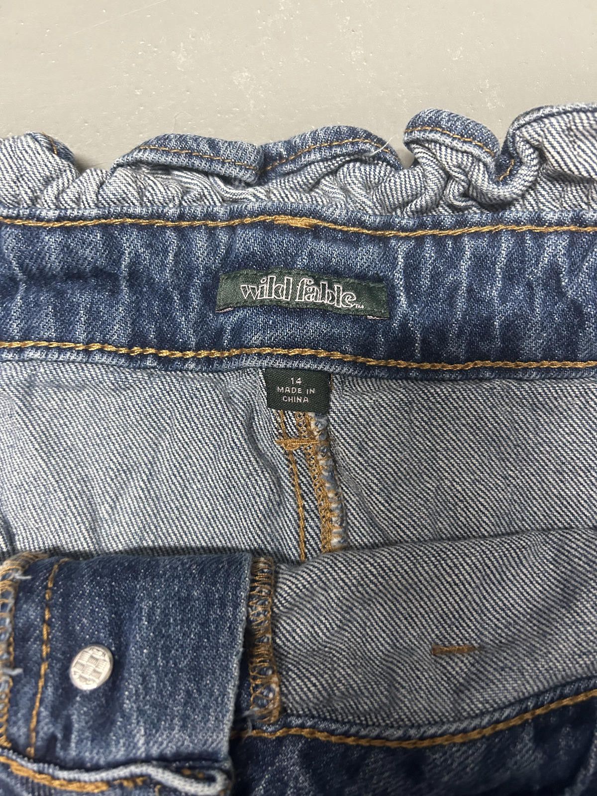 Designer Wild Fable Denim Button-Up Shorts - Comfy & Stylish Size 32" / US 10 / IT 46 - 3 Thumbnail