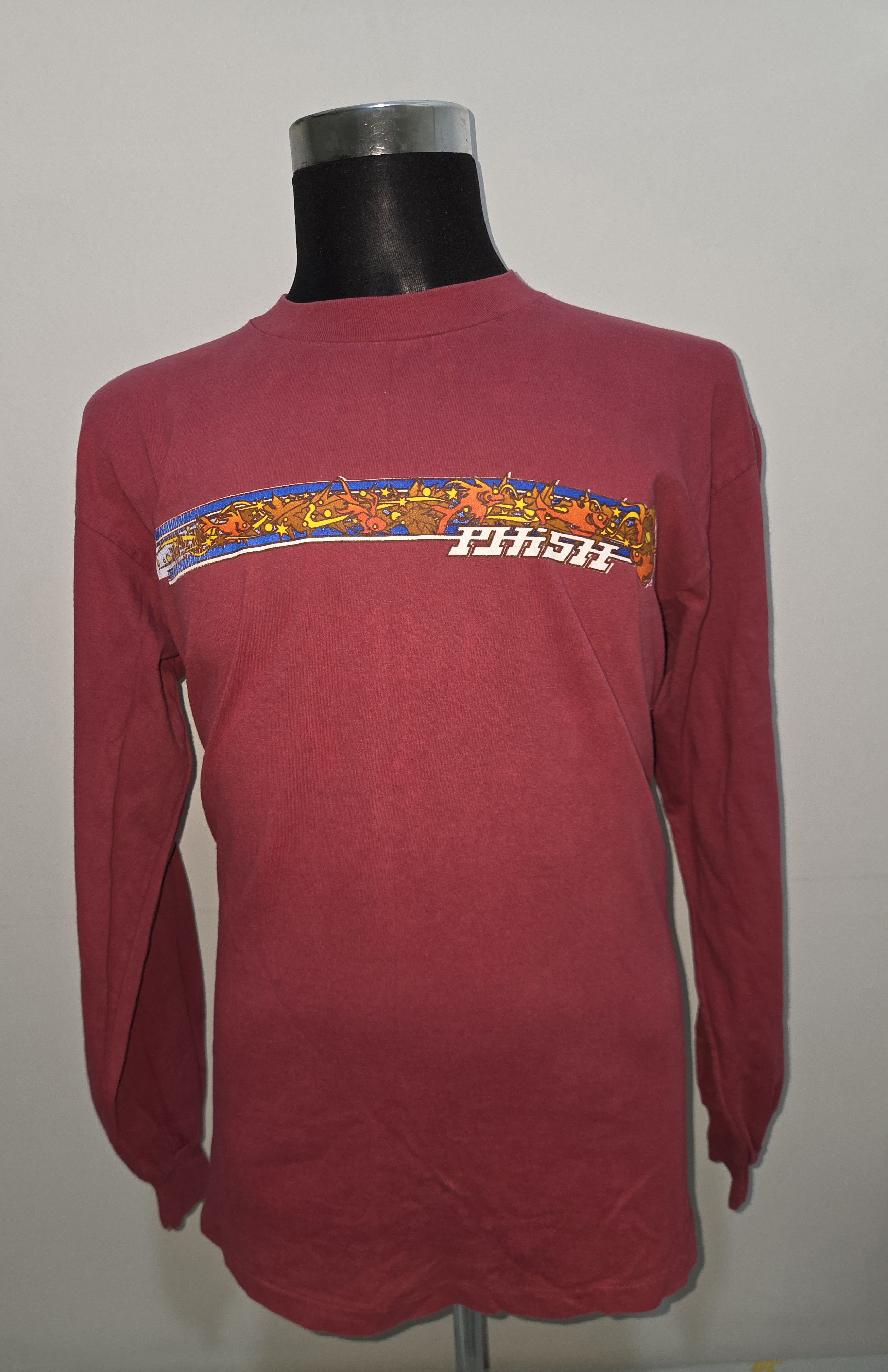 True Vintage OG 90s Phish Rock Band Logo Promo LS T Shirt