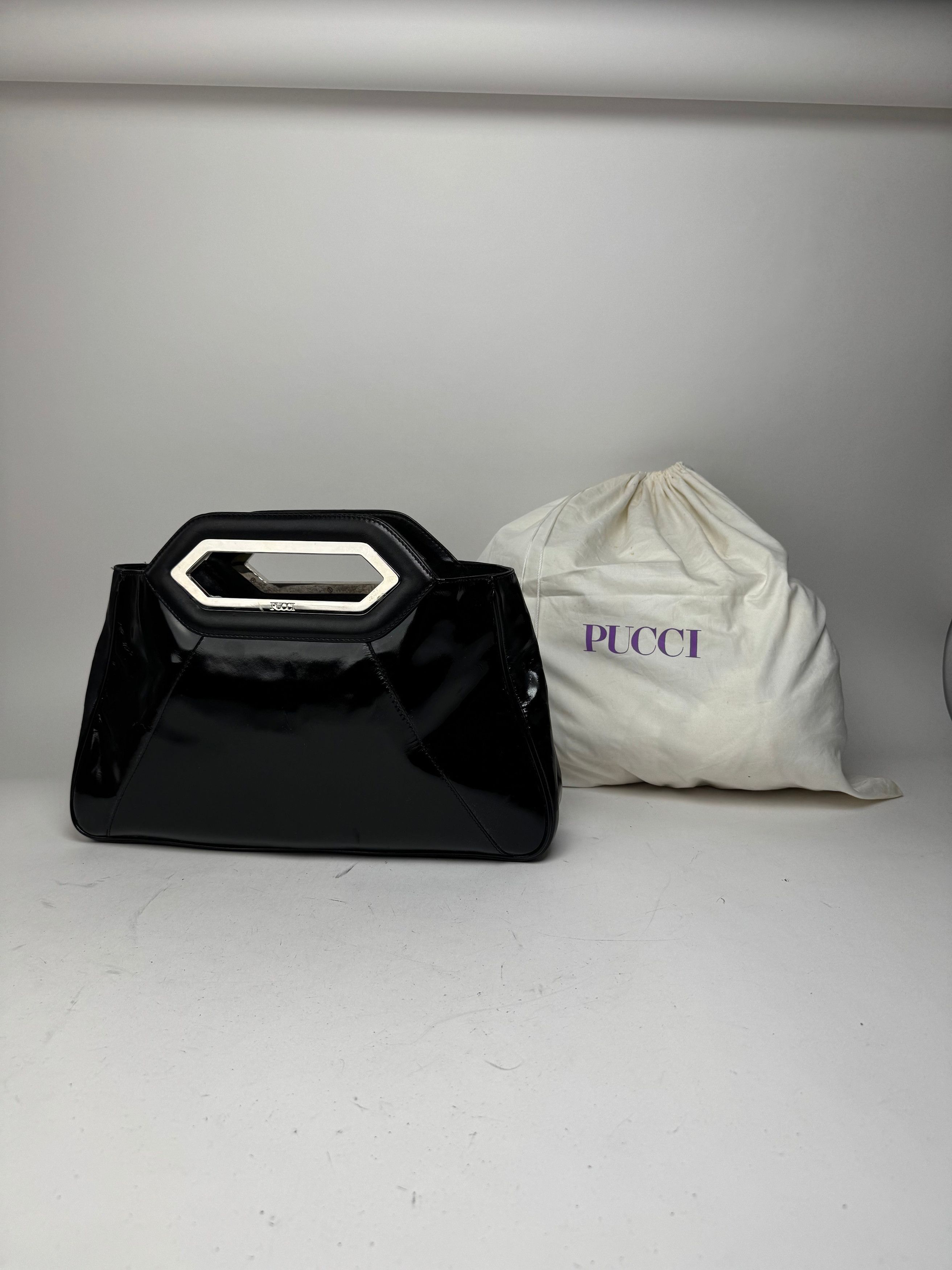 Emilio Pucci Vintage Patent leather Tote Bag black Size ONE SIZE - 1 Thumbnail