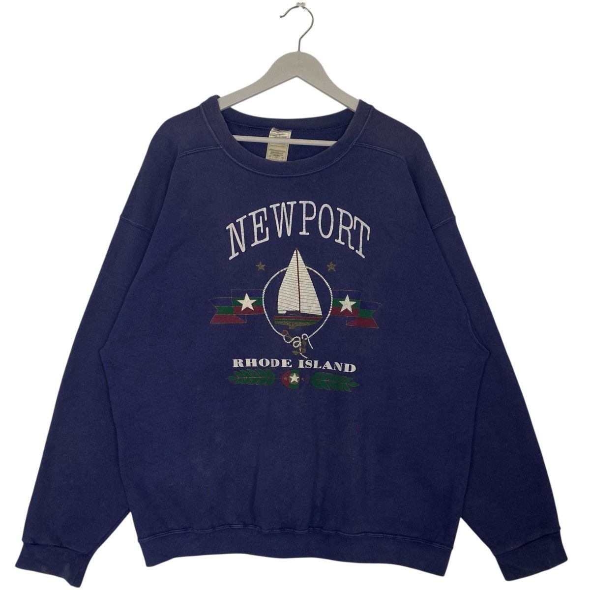 Other Vintage 90s Newport Rhode Island Navy Blue Big Logo Size US L / EU 52-54 / 3 - 1 Thumbnail