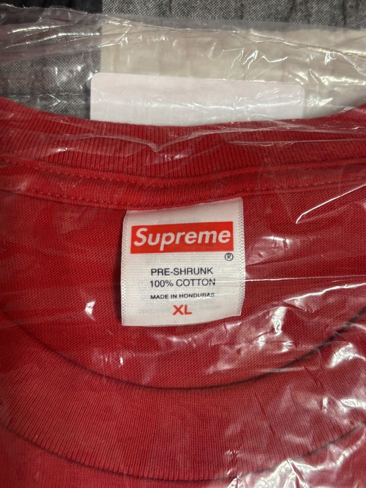 Supreme Supreme Red Grim Reaper Tee Size US XL / EU 56 / 4 - 4 Thumbnail