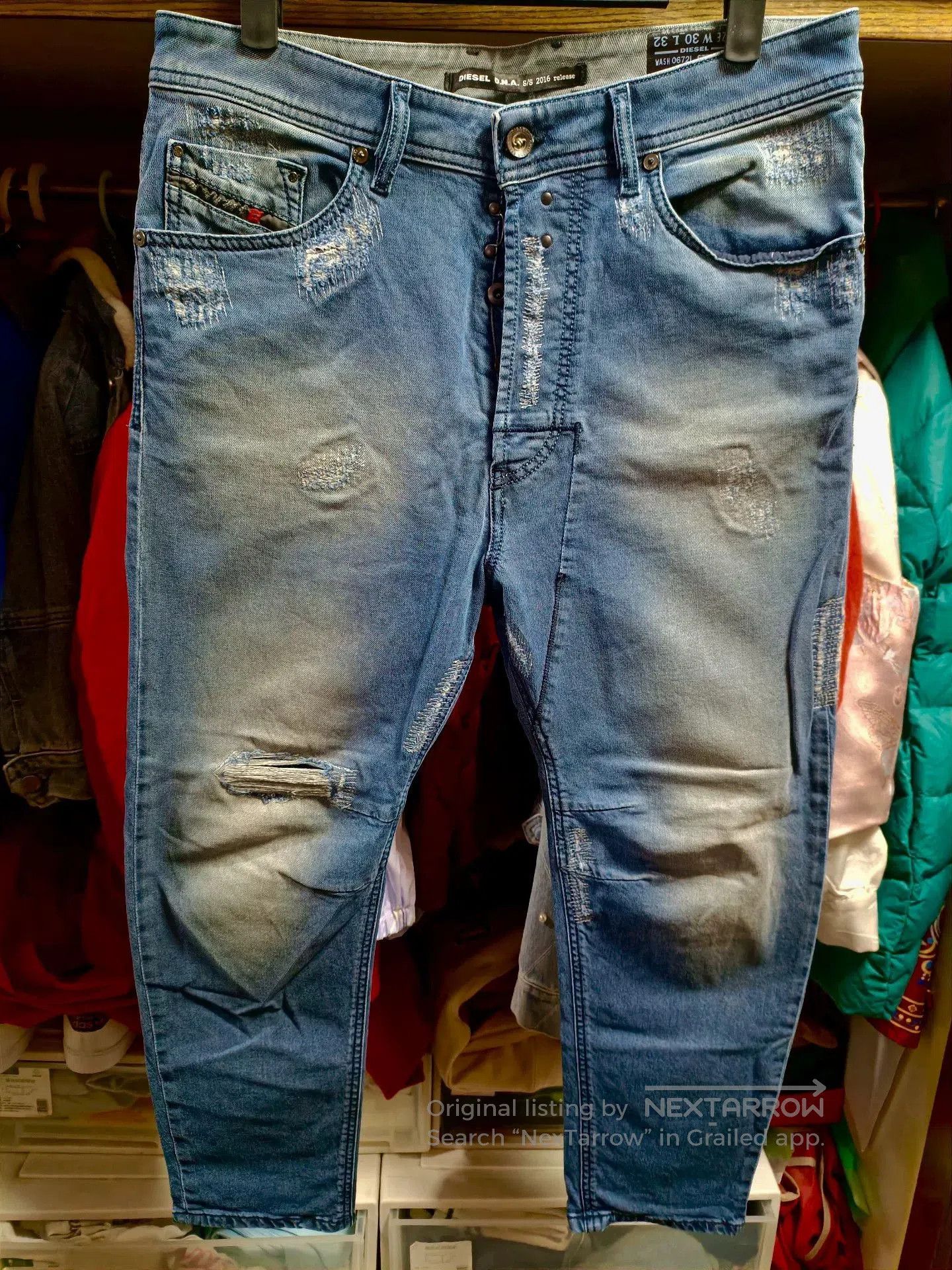 Diesel Diesel Narrot 672L Jeans. Size US 30 / EU 46 - 1 Thumbnail