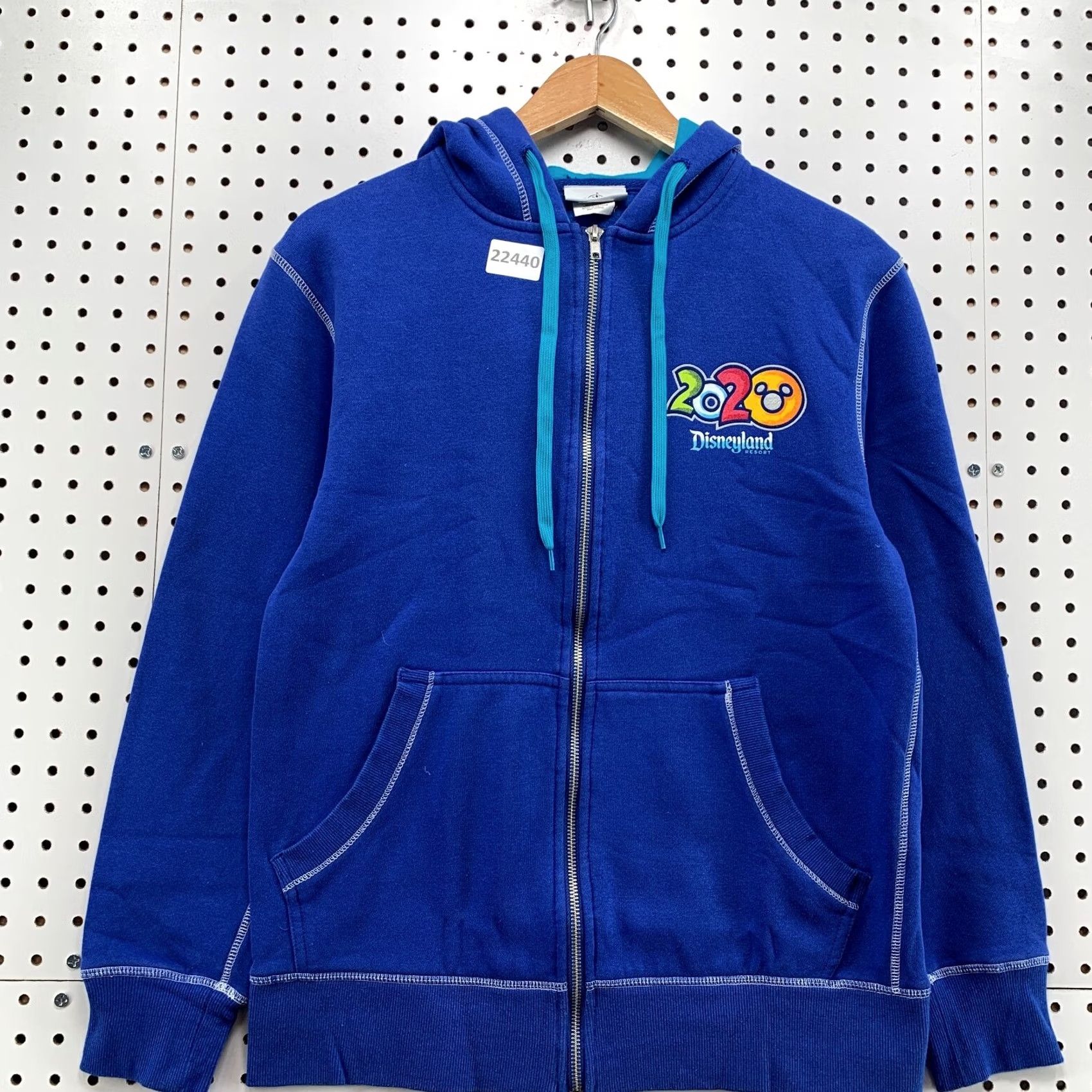 Disney Disney Disneyland Hoodie Royal Blue 2020 Adult Small Hoodie Size US S / EU 44-46 / 1 - 2 Thumbnail