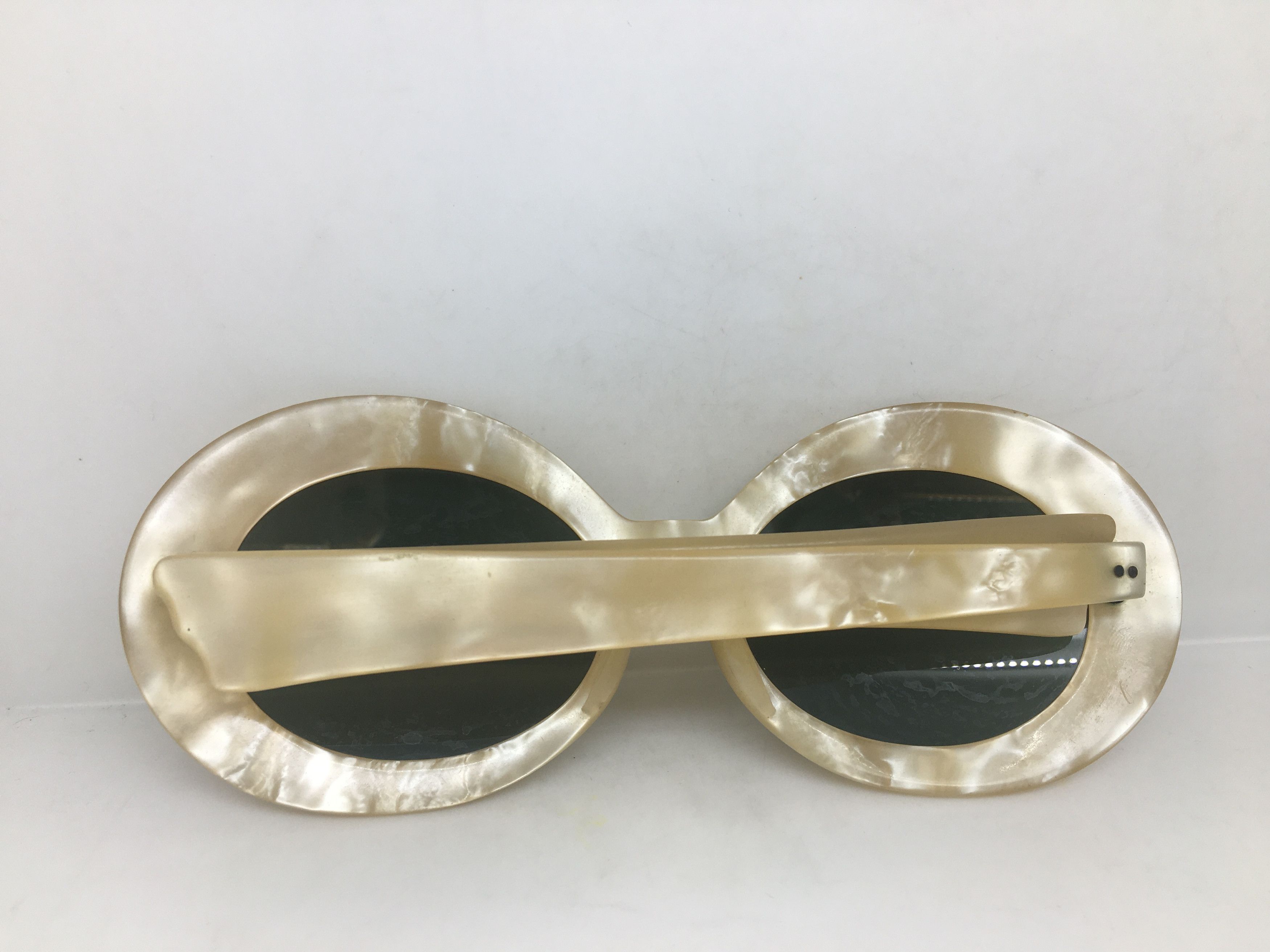Vintage vintage Handmade JACKIE O COUTURE Sunglasses Frame France Size ONE SIZE - 10 Thumbnail