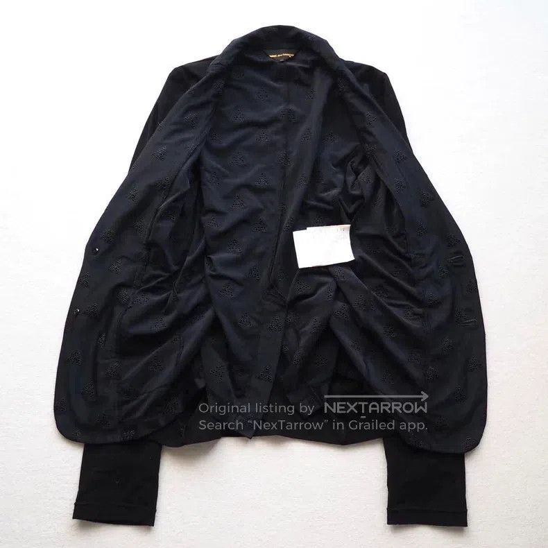 Comme des Garcons Comme Des Garcons Lace Embroidery Patchwork Pleated Jacket Size M / US 6-8 / IT 42-44 - 3 Thumbnail