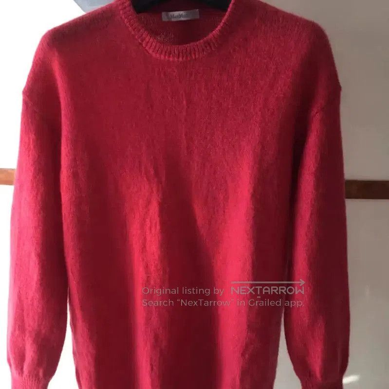 Other MaxMara Red Mohair Women’s Pullover Sweater . Size S / US 4 / IT 40 - 3 Thumbnail