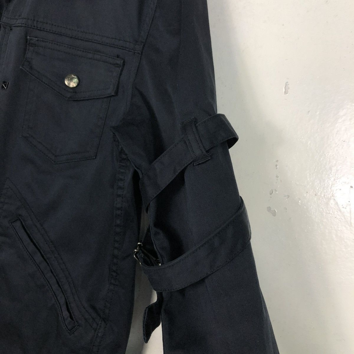 Japanese Brand 🔥VINTAGE BIKER JACKET ADVANTAGE CYCLE BONDAGE PUNK DESIGN Size US M / EU 48-50 / 2 - 18 Thumbnail
