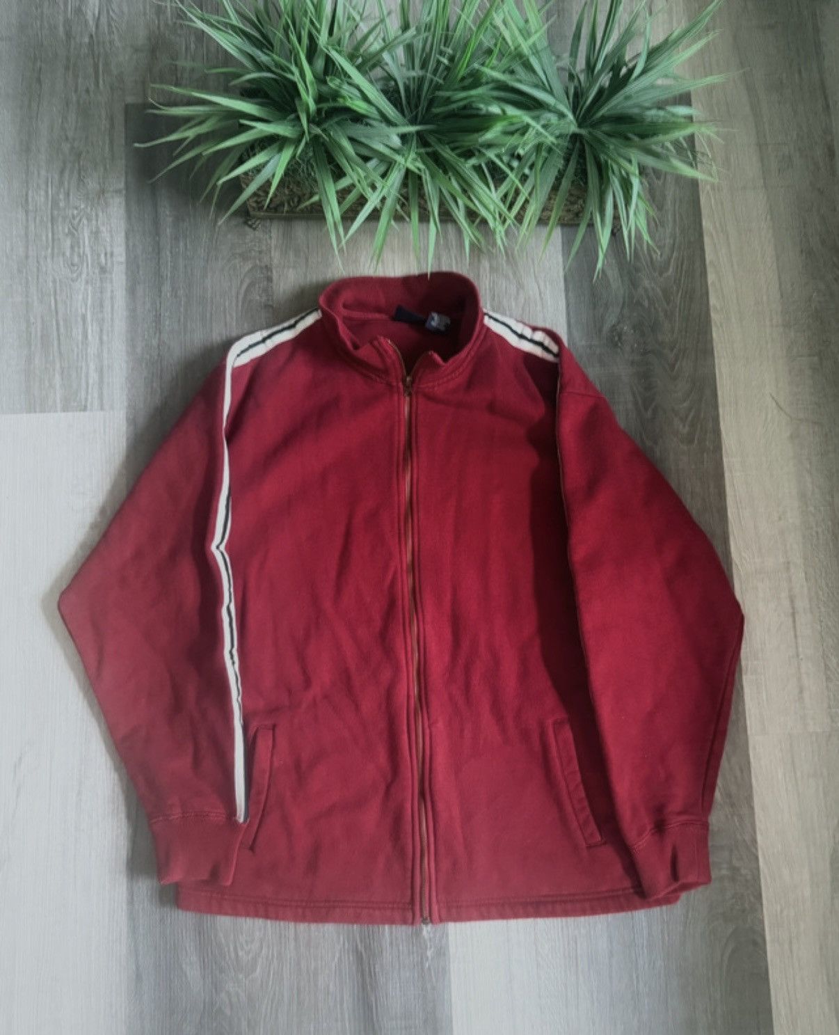 Vintage Vintage Full Zip Track Jacket Stripes Men Retro Athletic Y2K Size US XL / EU 56 / 4 - 1 Thumbnail