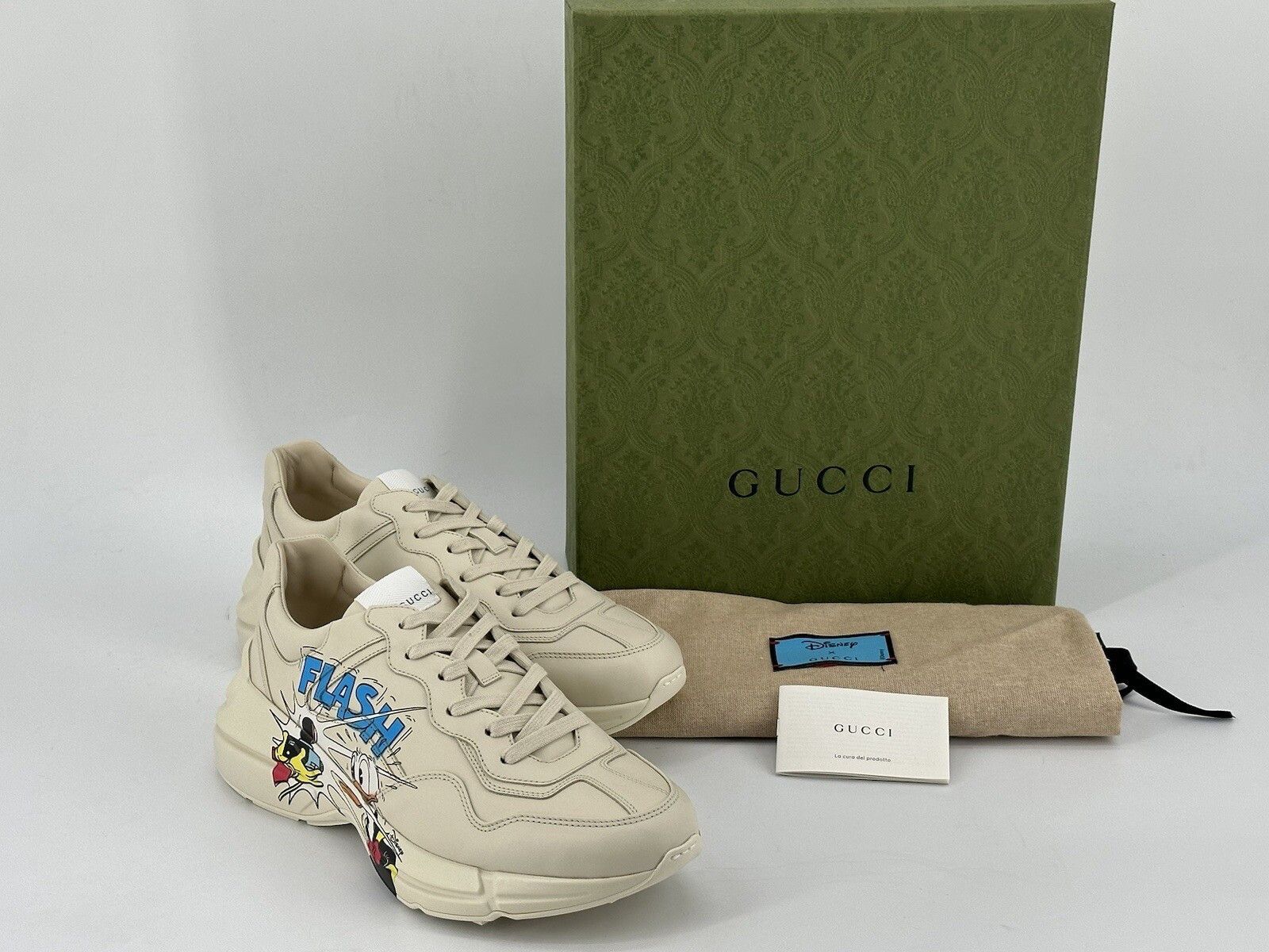 Gucci New Gucci Sneakers Rhyton Size-US-8 / UK-7 / EU-41 Size US 8 / EU 41 - 2 Thumbnail