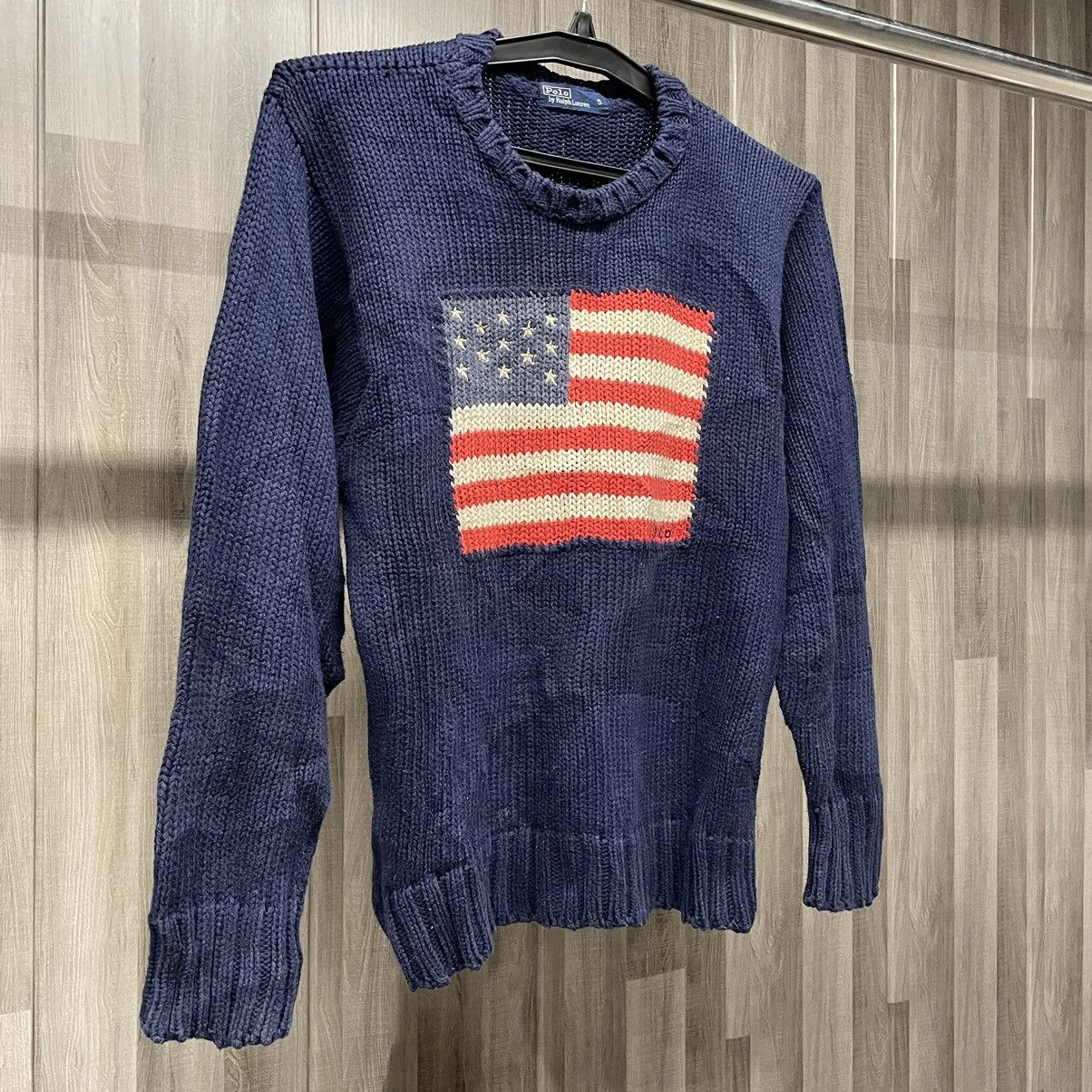 Polo Ralph Lauren Polo Ralph Lauren American Flag Sweater Size US S / EU 44-46 / 1 - 2 Thumbnail
