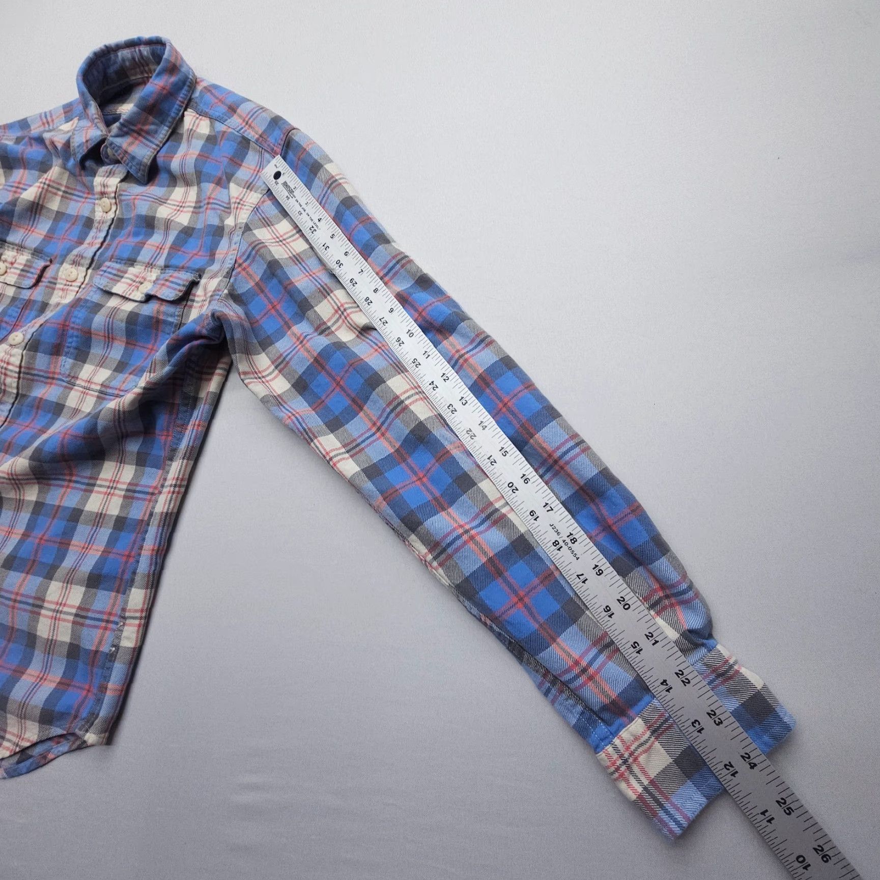 J.Crew J. Crew Shirt Mens M Long Sleeve Plaid Flannel Lightweight Button Up Multicolor Cotton Size US M / EU 48-50 / 2 - 7 Thumbnail