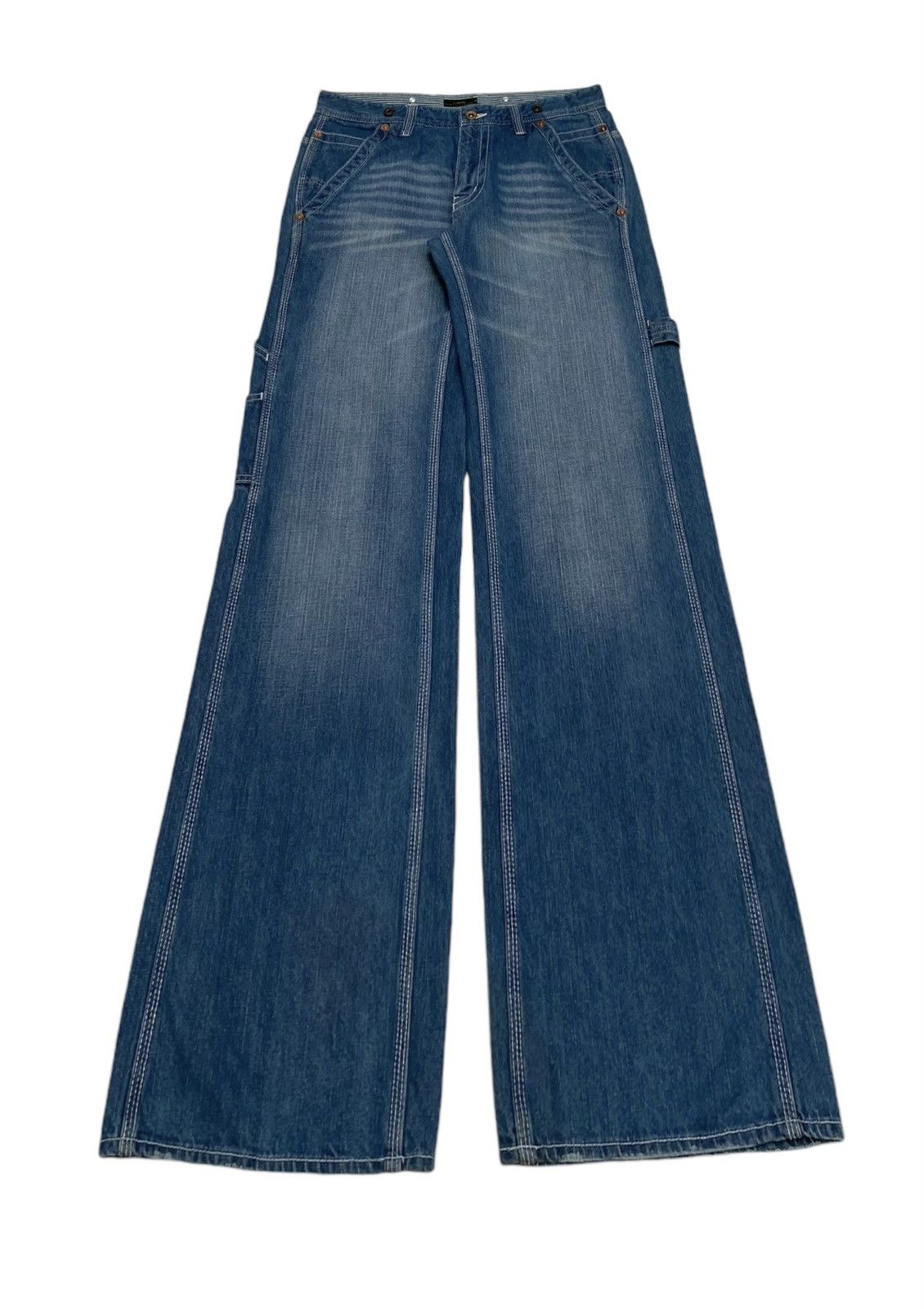 Japanese Brand Rare Design Vintage Brand Browny Carpenter Jeans 1990s Size US 33 - 1 Thumbnail