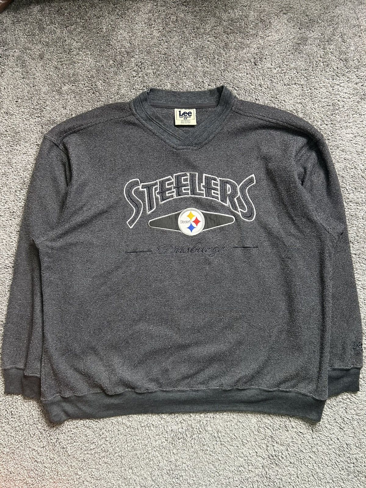 Lee Vintage 90s Lee Sport Pittsburgh Steelers NFL Sweater Size US XL / EU 56 / 4 - 1 Thumbnail