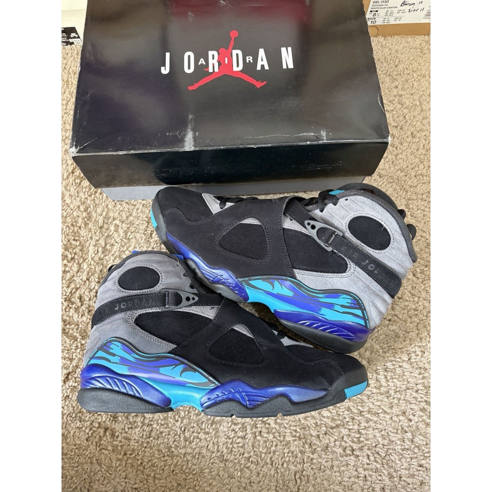 Jordan Brand Size 11 - Jordan 8 Retro Aqua (2025) (305381-006) Size US 11 / EU 44 - 2 Thumbnail