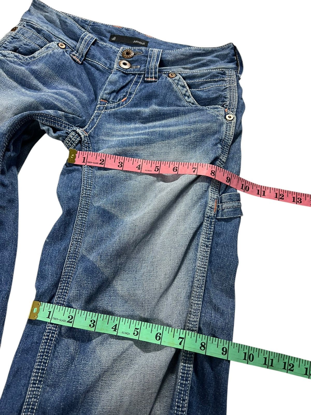 If Six Was Nine × Johnbull × KOJIMA GENES Vintage John Bull Worker Denim Pants Very Rare Size 28" / US 6 / IT 42 - 21 Thumbnail