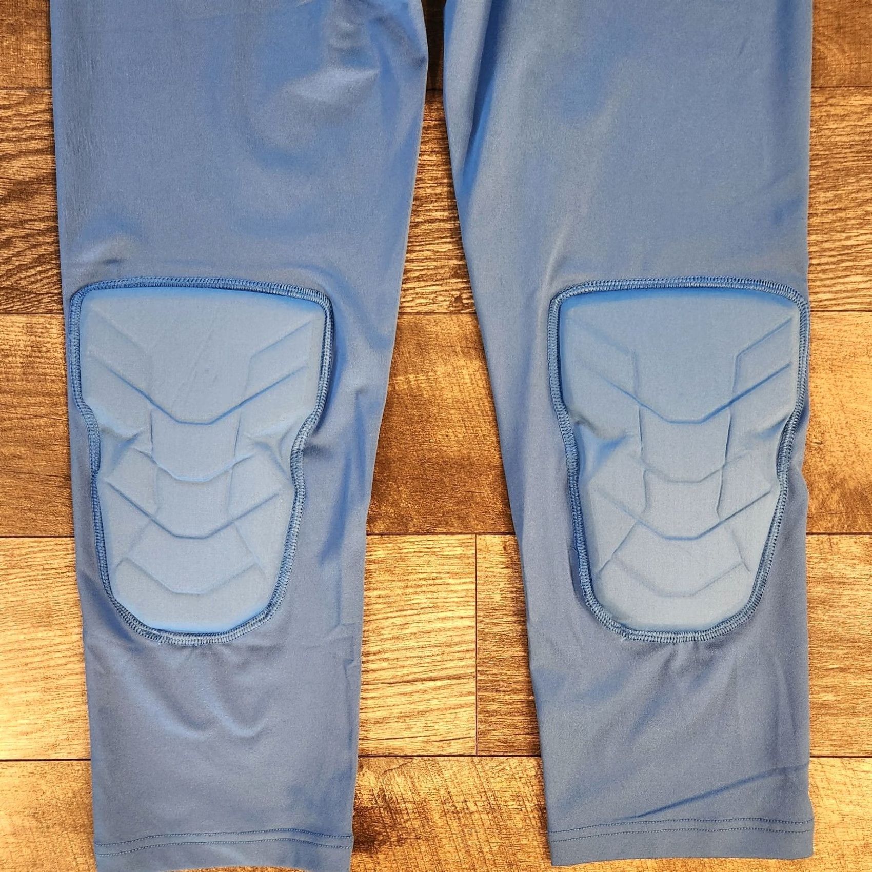 Nike Nike NBA Pro Hyperstrong Knee Padded Tights 3/4 Blue 2XL-T New Mens Shorts? Size US 39 - 2 Thumbnail