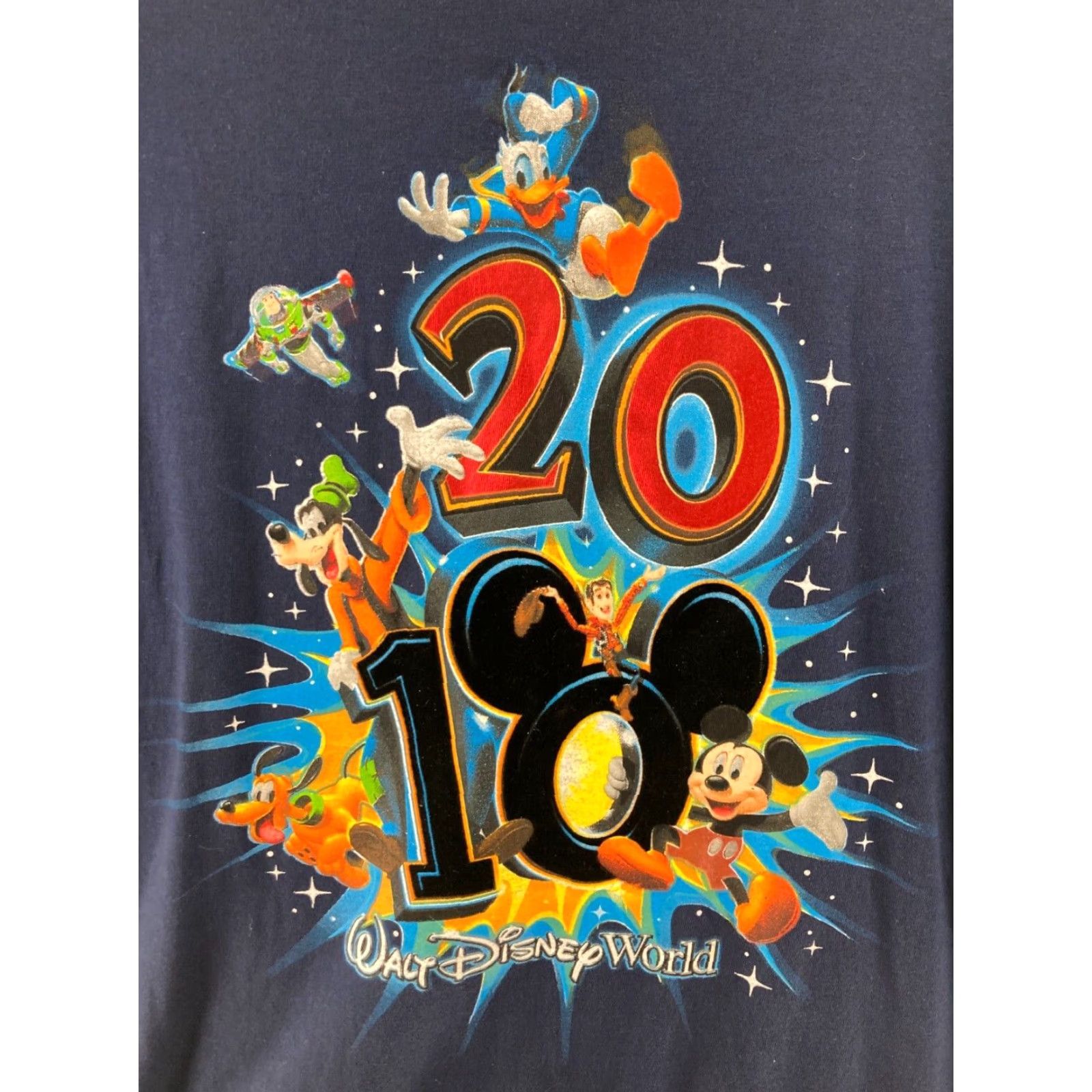 Disney Disney Disneyland T Shirt Mens Medium 2010 blue graphic print Cartoon Movie Size US M / EU 48-50 / 2 - 2 Thumbnail