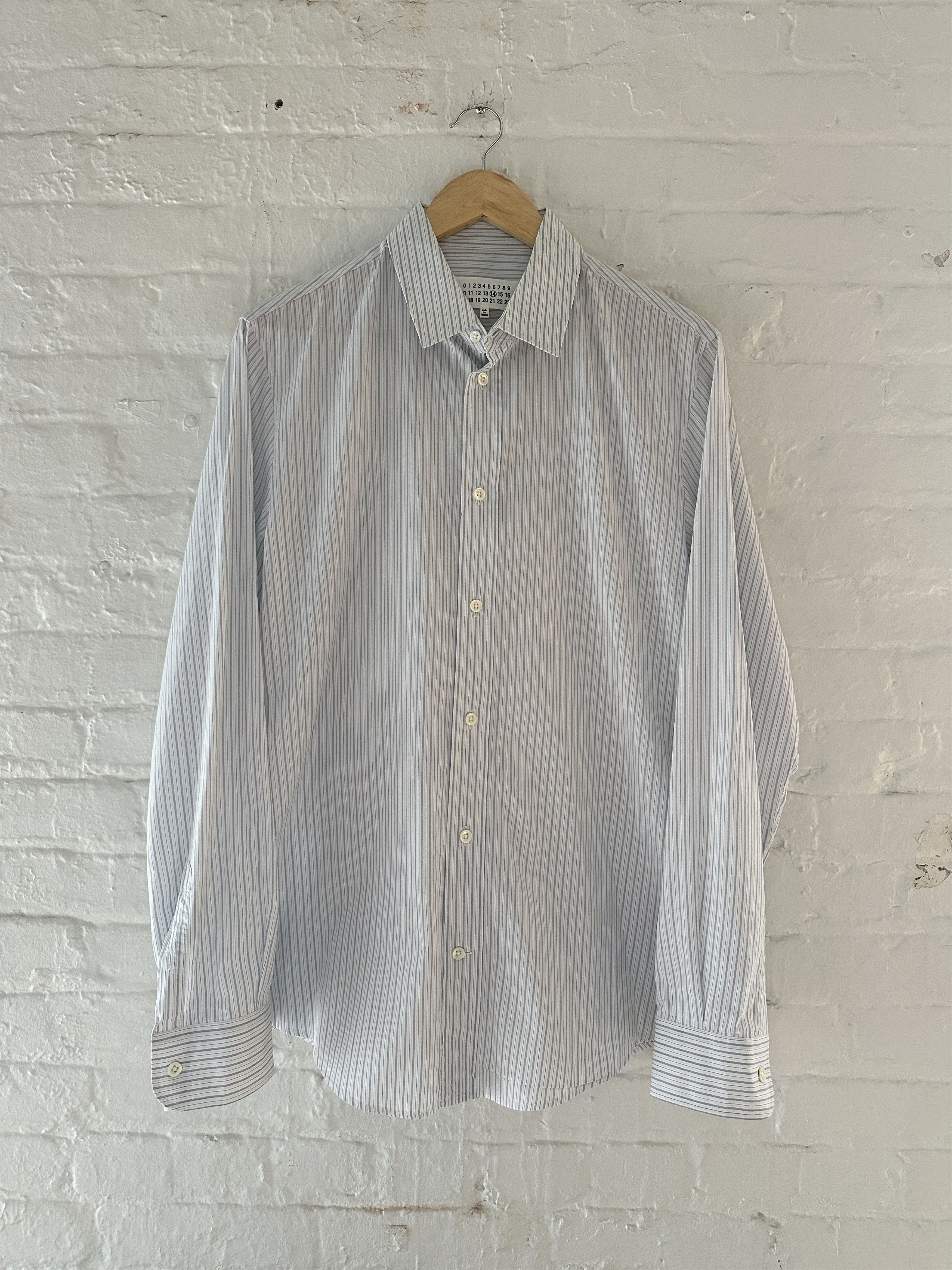 Maison Margiela Maison Margiela Striped Button Up Shirt Size US M / EU 48-50 / 2 - 1 Thumbnail