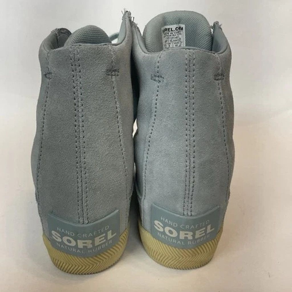 SOREL Sorel Out N About Blue Suede Lace Up Wedge Booties Women 10 Size US 10 / IT 40 - 5 Thumbnail