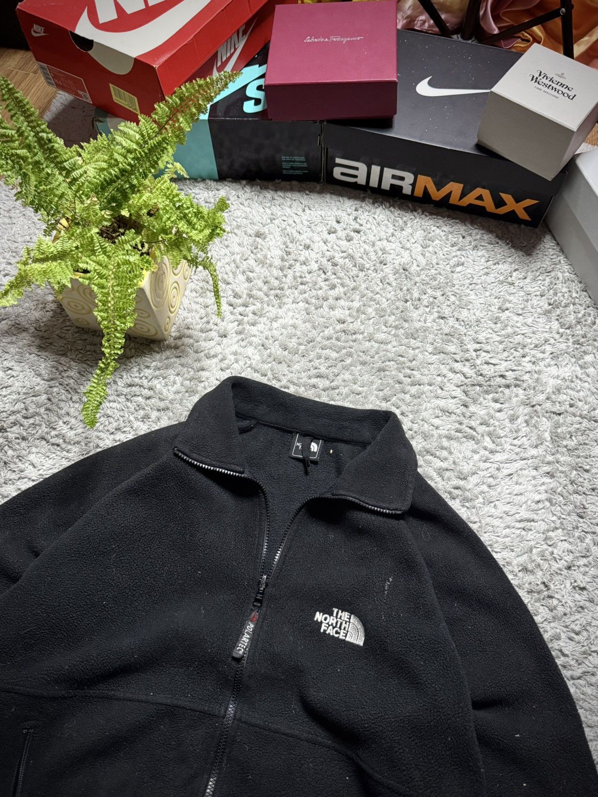 The North Face 90s The North Face Fleece Jacket Rare Drill Gorpcore Retro Size US L / EU 52-54 / 3 - 3 Thumbnail