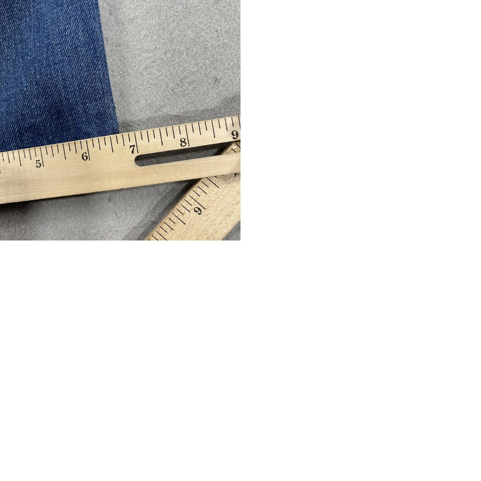Levi's Levi's 606 Jeans Mens 31x32 Blue Denim Distressed USA Made Big E Orange Tab 5-Pocket Slim Straight Size US 31 - 9 Thumbnail