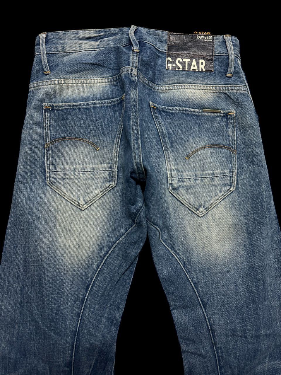 Tornado Mart G star Raw Punk Jeans Banana Insane Faded Style Size US 29 - 13 Thumbnail
