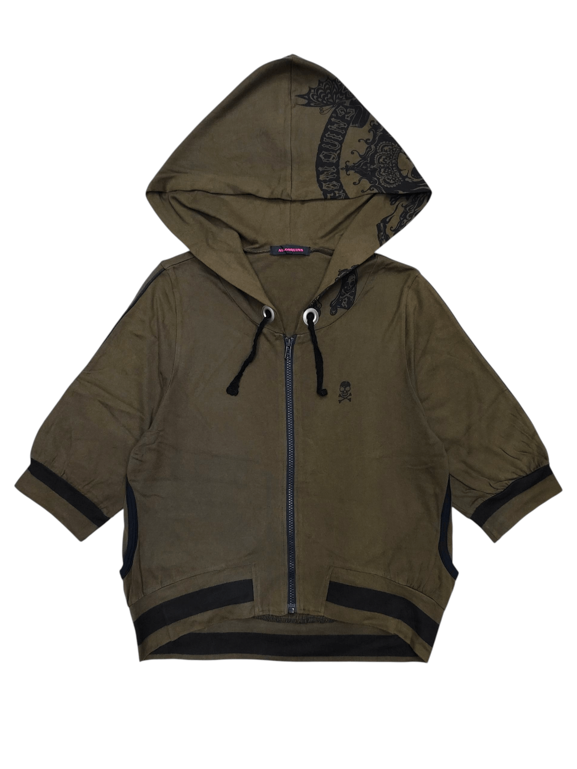 Seditionaries 00s Algonquins🇯🇵 Y2K Skull Gothic Punk Graphic Ziphoodie Size M / US 6-8 / IT 42-44 - 1 Thumbnail