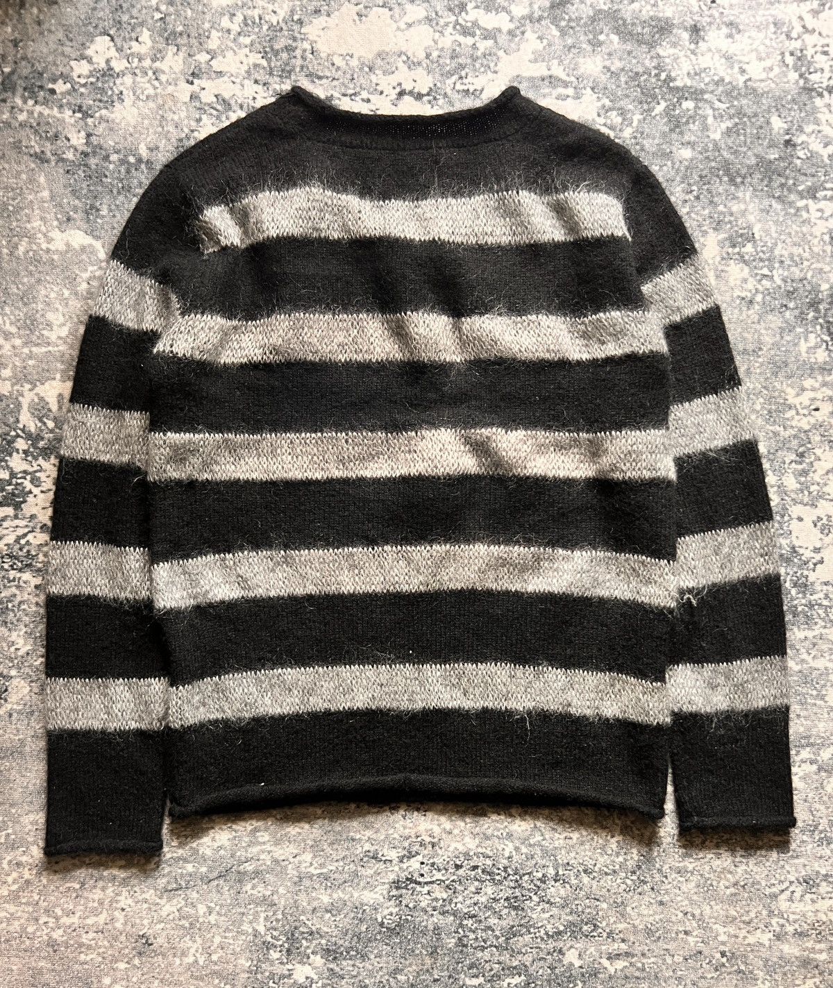 Devilock Devilock Made in Japan Stripe Mohair Sweater Size US XL / EU 56 / 4 - 2 Thumbnail