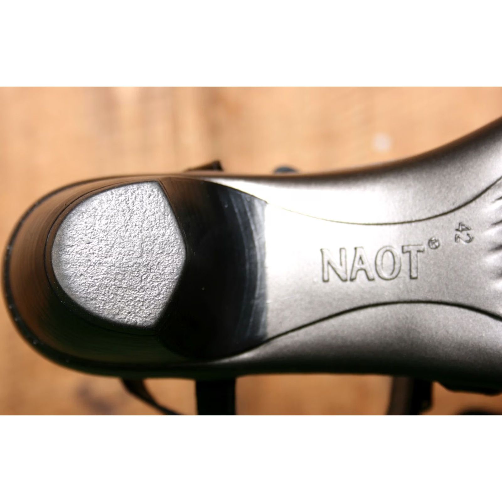 Vintage NAOT Current Black Patent & Madras Leather Slingback Sandals EU 42 | US 11 Womens Sandal Naot Avantgarde Collection Size US 11 / IT 41 - 6 Thumbnail